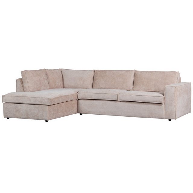 Basiclabel Ecksofa Hajo aus Chenille-Stoff Links günstig online kaufen