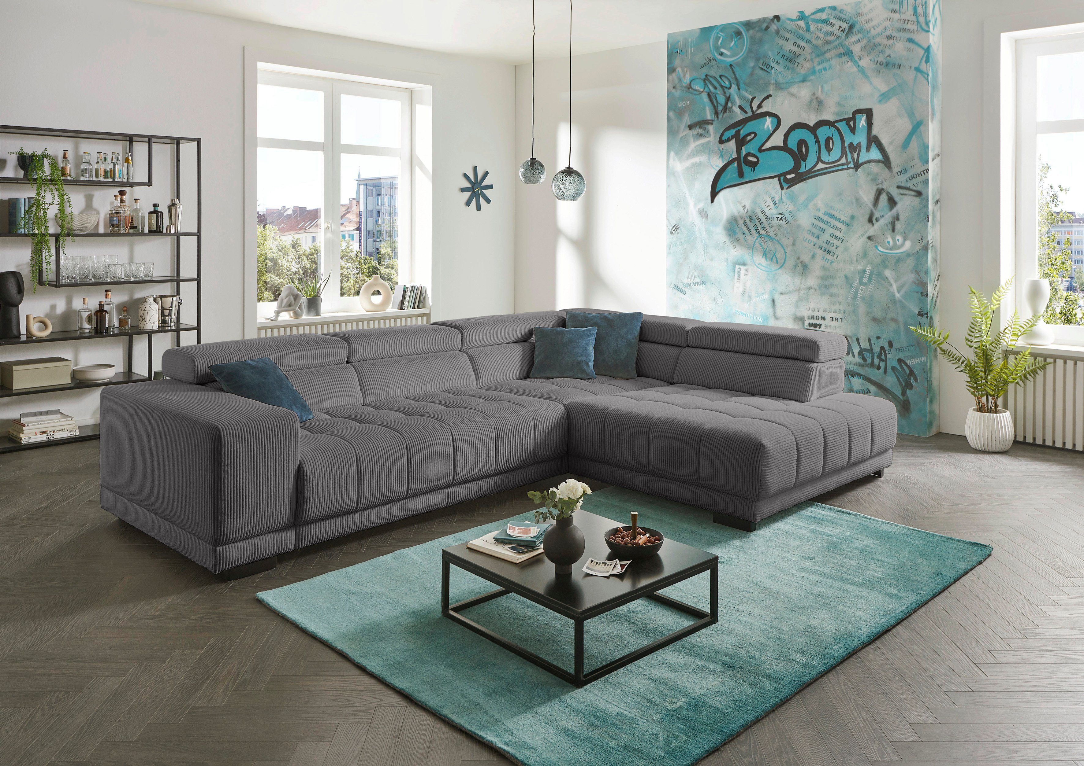 Die PlanBar Ecksofa "MP-IN15053 L-Form breiter Schenkel", wahlweise mit Kop günstig online kaufen