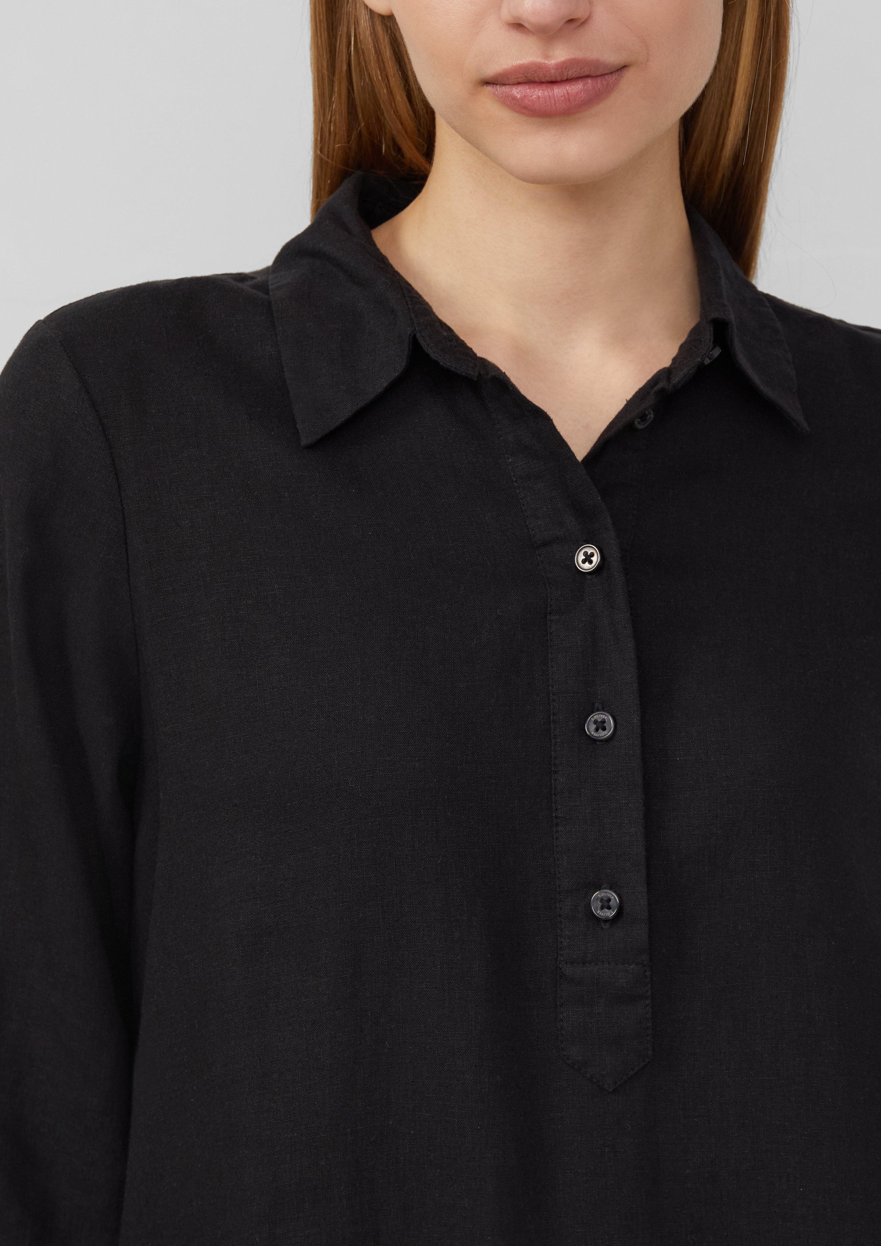 s.Oliver Minikleid Kurzes Blusenkleid aus Leinenmix günstig online kaufen
