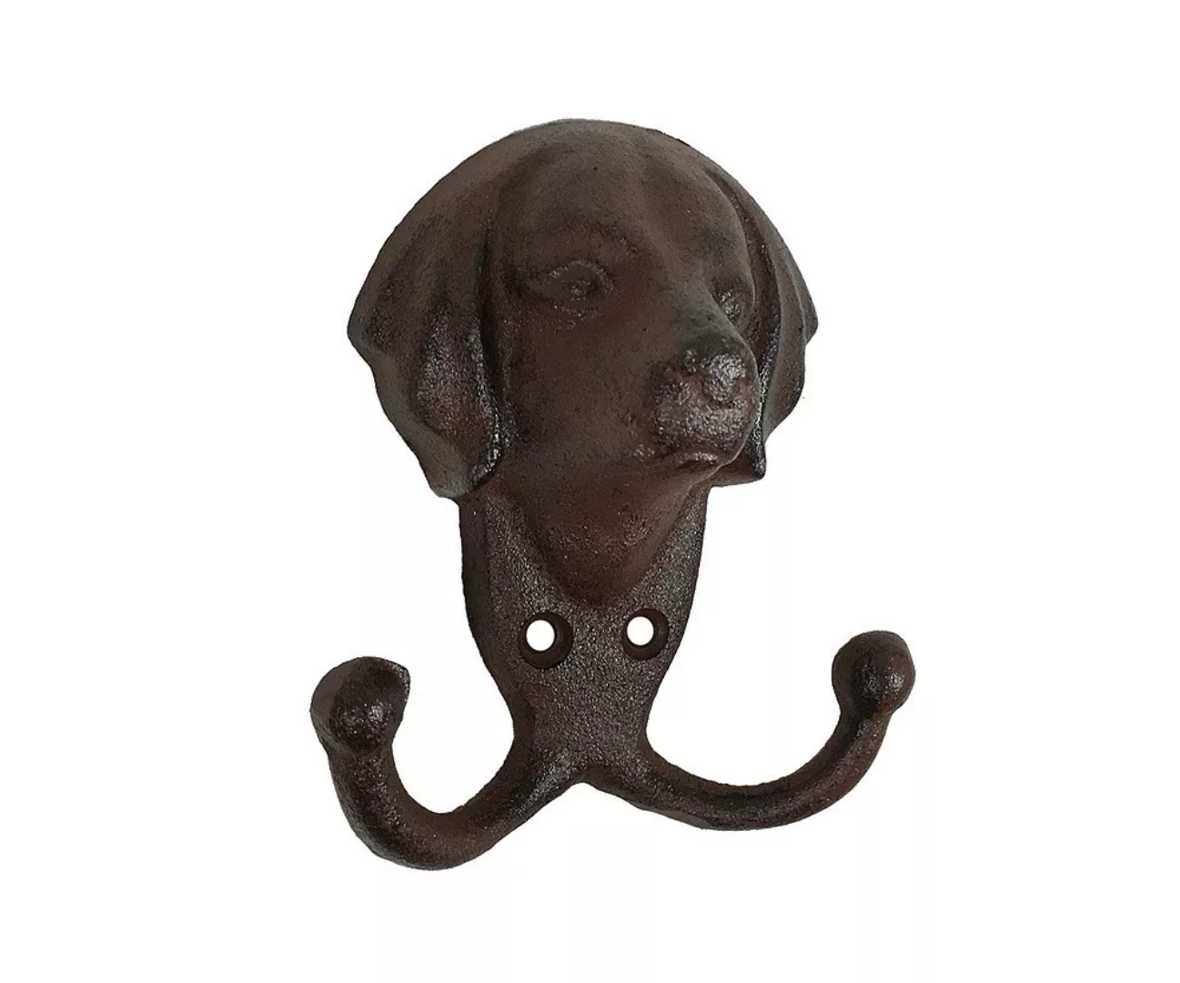 Wandgarderobe Hund Garderobe für Hundeleinen Halter Vintage-Stil Gusseisen günstig online kaufen