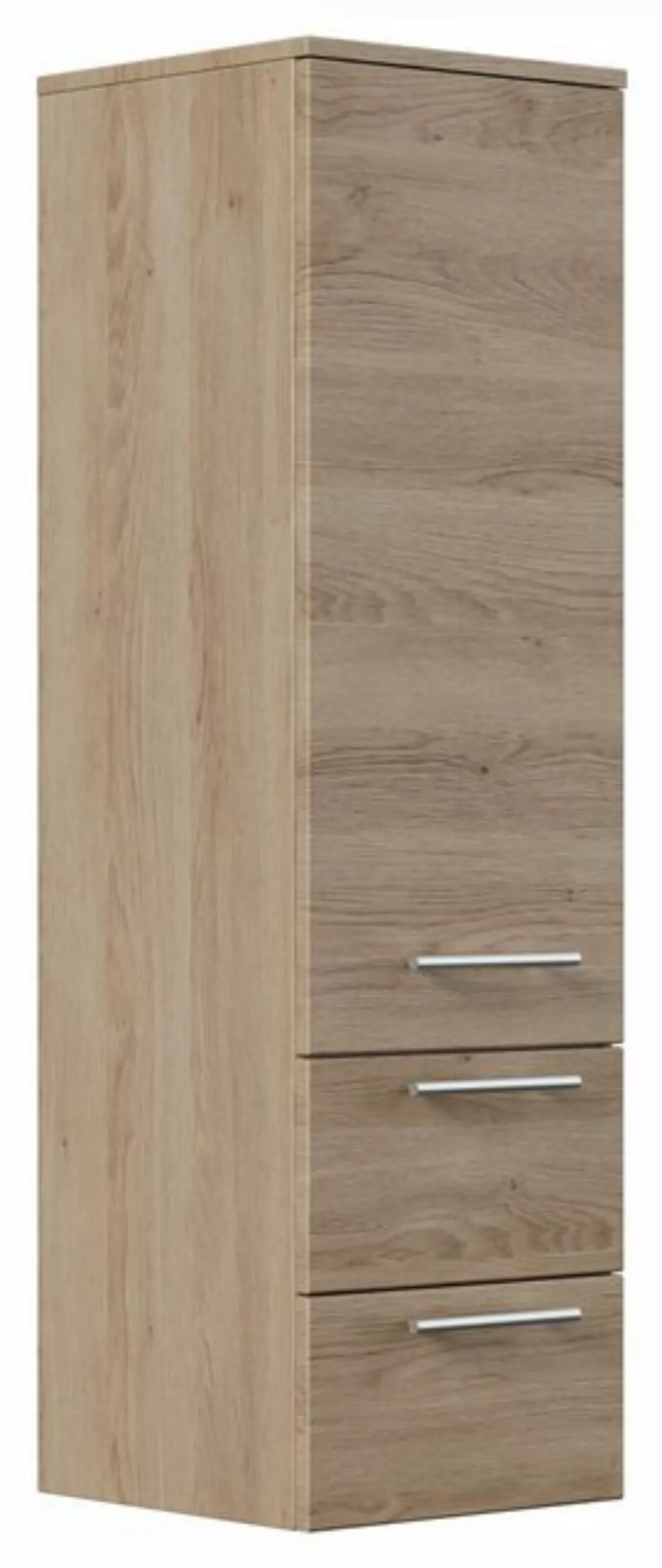 Magnolia Home Hochschrank Hochschrank 120 cm eiche hell mit Glaseinlagen günstig online kaufen