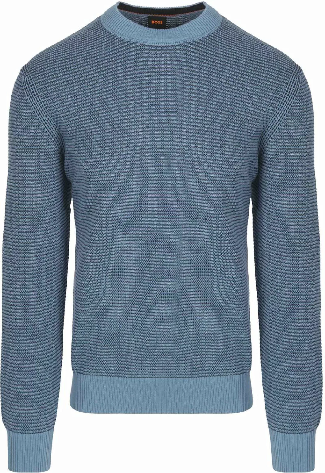 BOSS Pullover Amercury Blau - Größe M günstig online kaufen