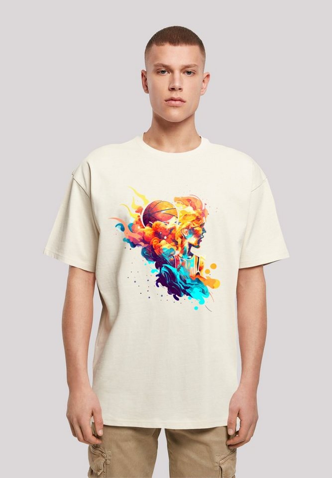 F4NT4STIC T-Shirt Basketball Sport Player OVERSIZE TEE Print günstig online kaufen