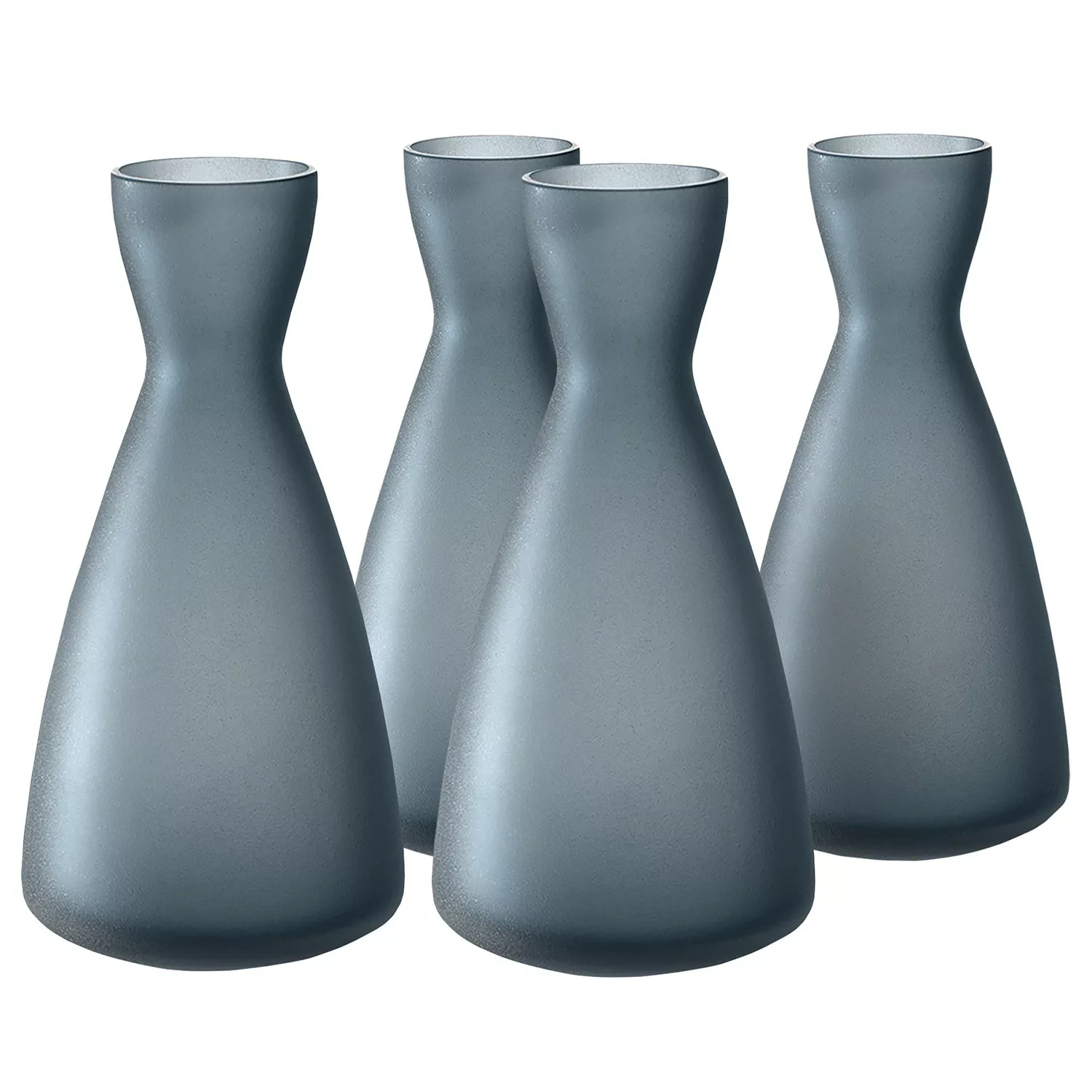home24 Leonardo Vase Milano Satiniert Glas Ø 6,9 cm 4er-Set illuminantsType günstig online kaufen