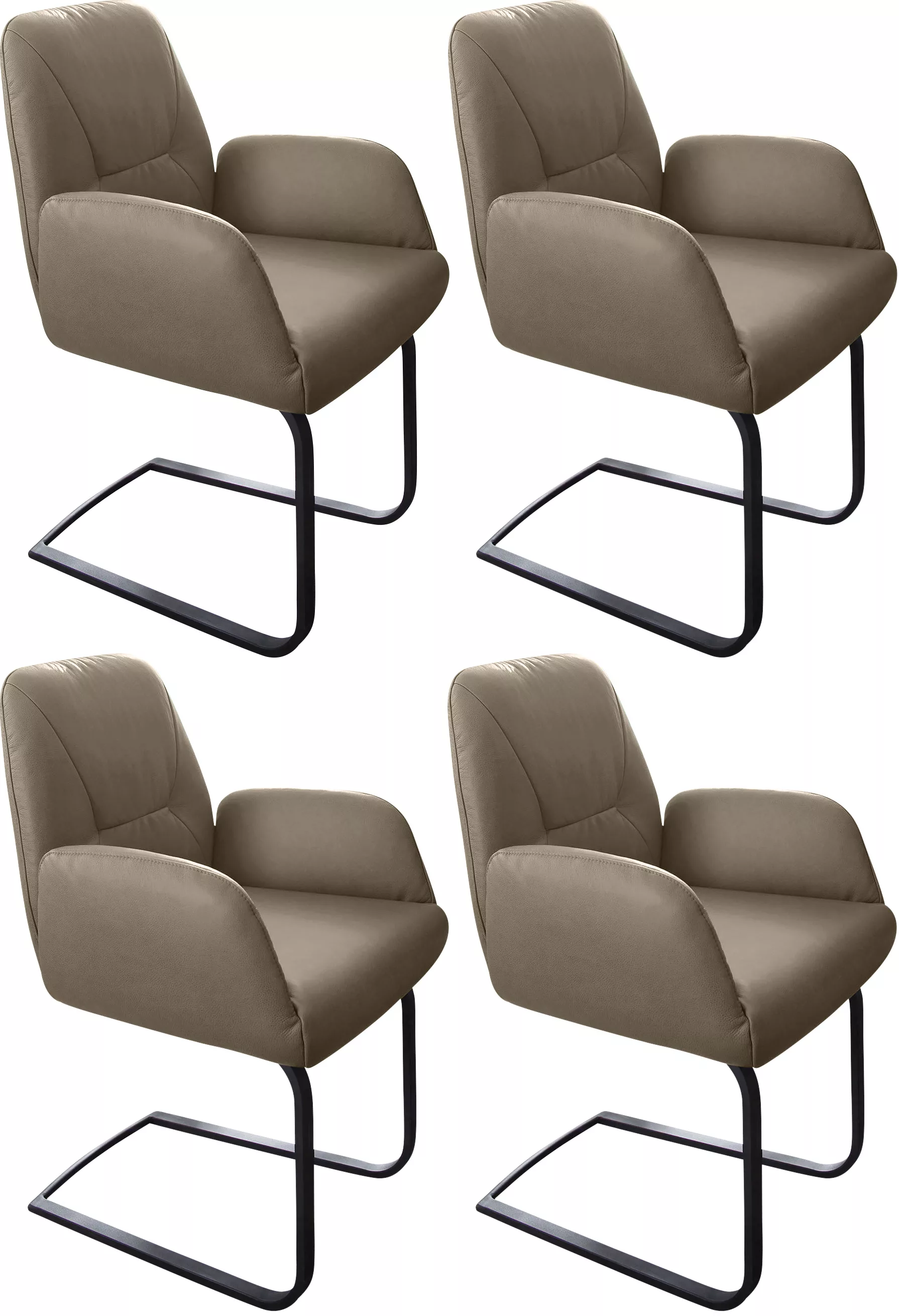 W.SCHILLIG Freischwinger »ole«, (Set), 4 St., Longlife Xtra-Leder Z59, 2er- günstig online kaufen