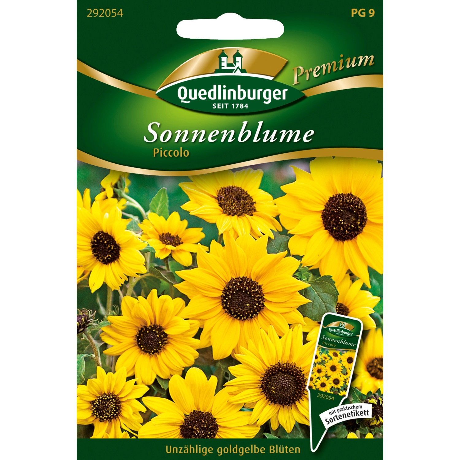 Quedlinburger Sonnenblumen Piccolo Loses Saatgut günstig online kaufen