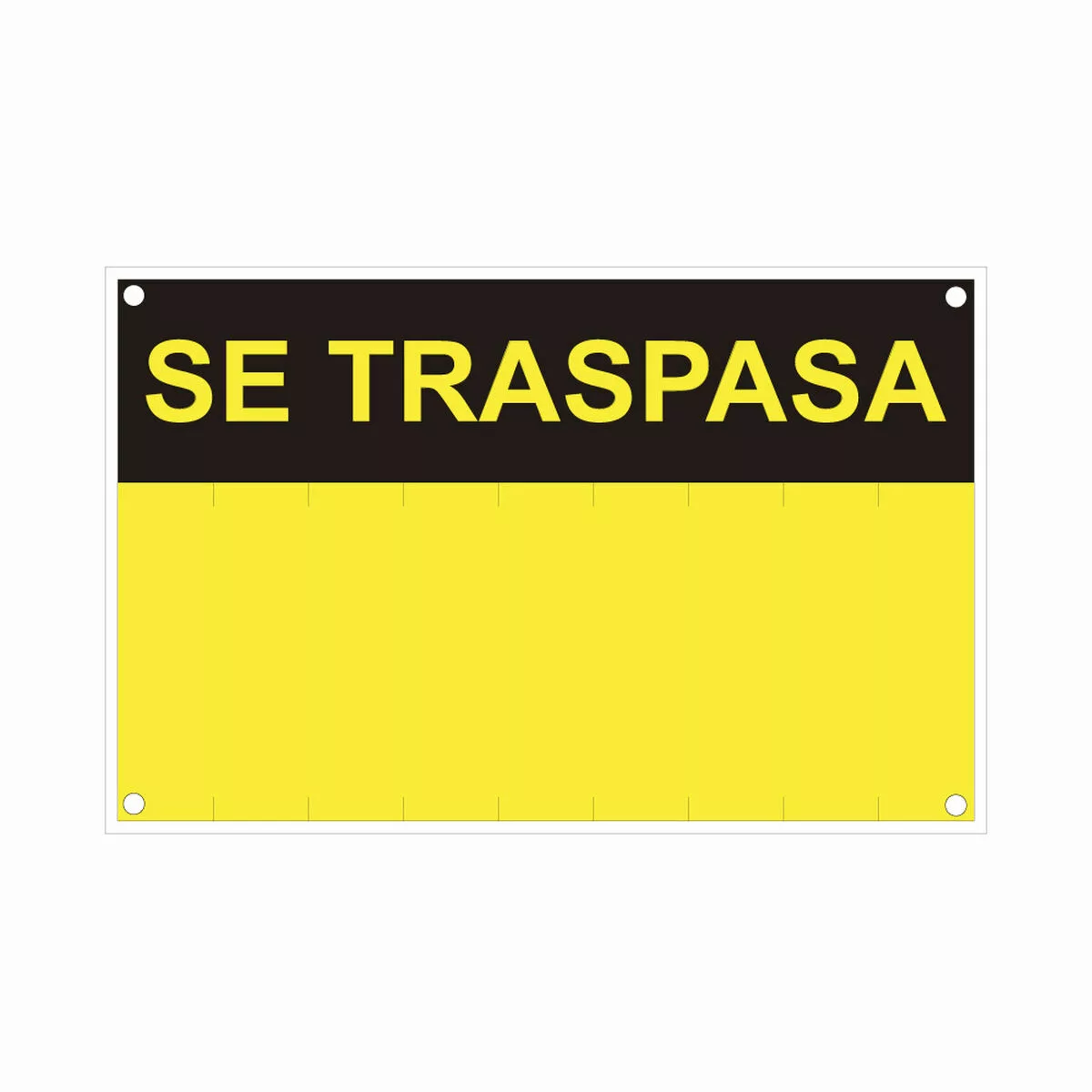Schild Normaluz Se Traspasa Pvc (35 X 45 Cm) günstig online kaufen