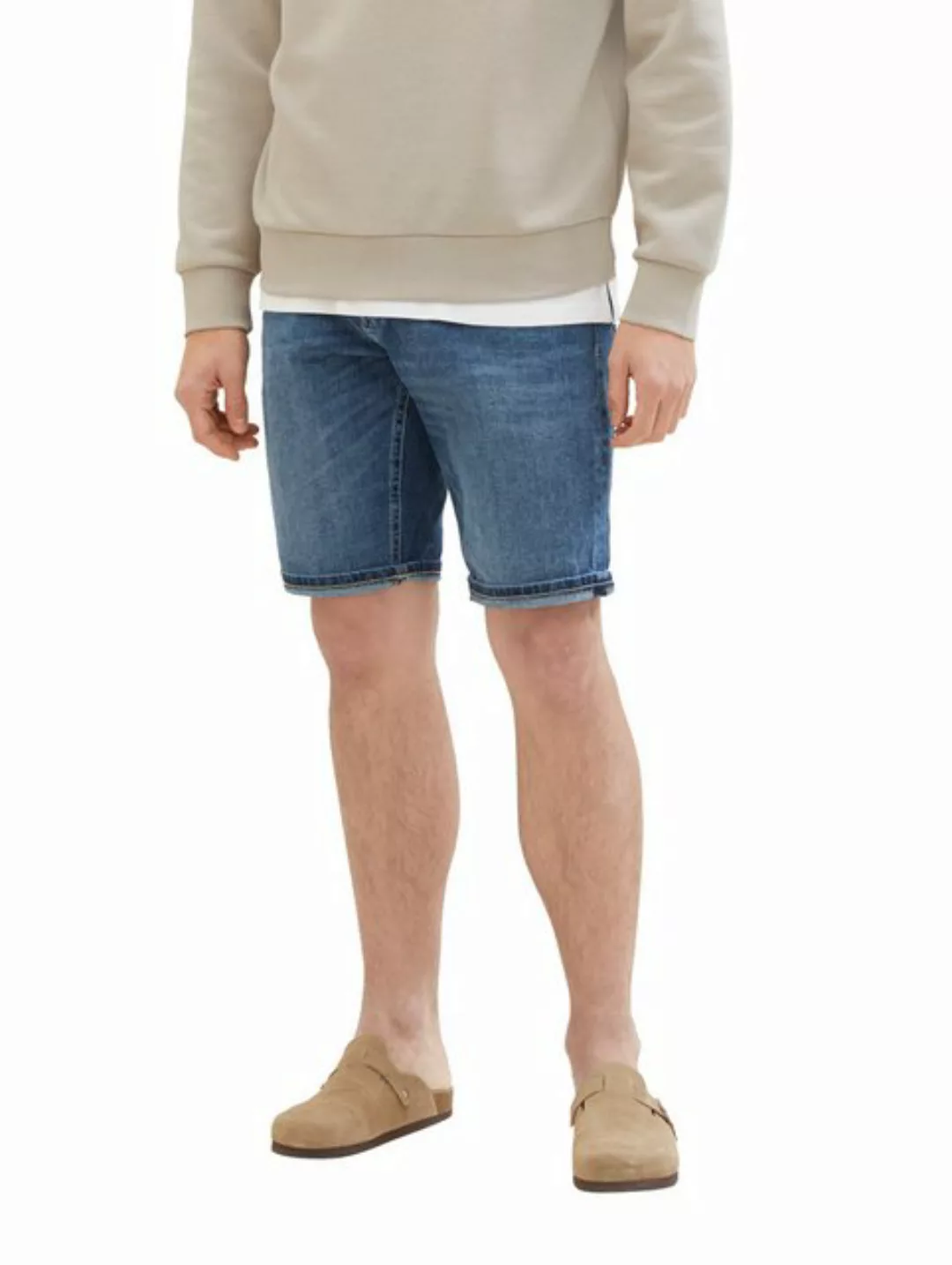 TOM TAILOR Jeansshorts Jeansshorts Straight Leg Regular Fit Denim Shorts 73 günstig online kaufen