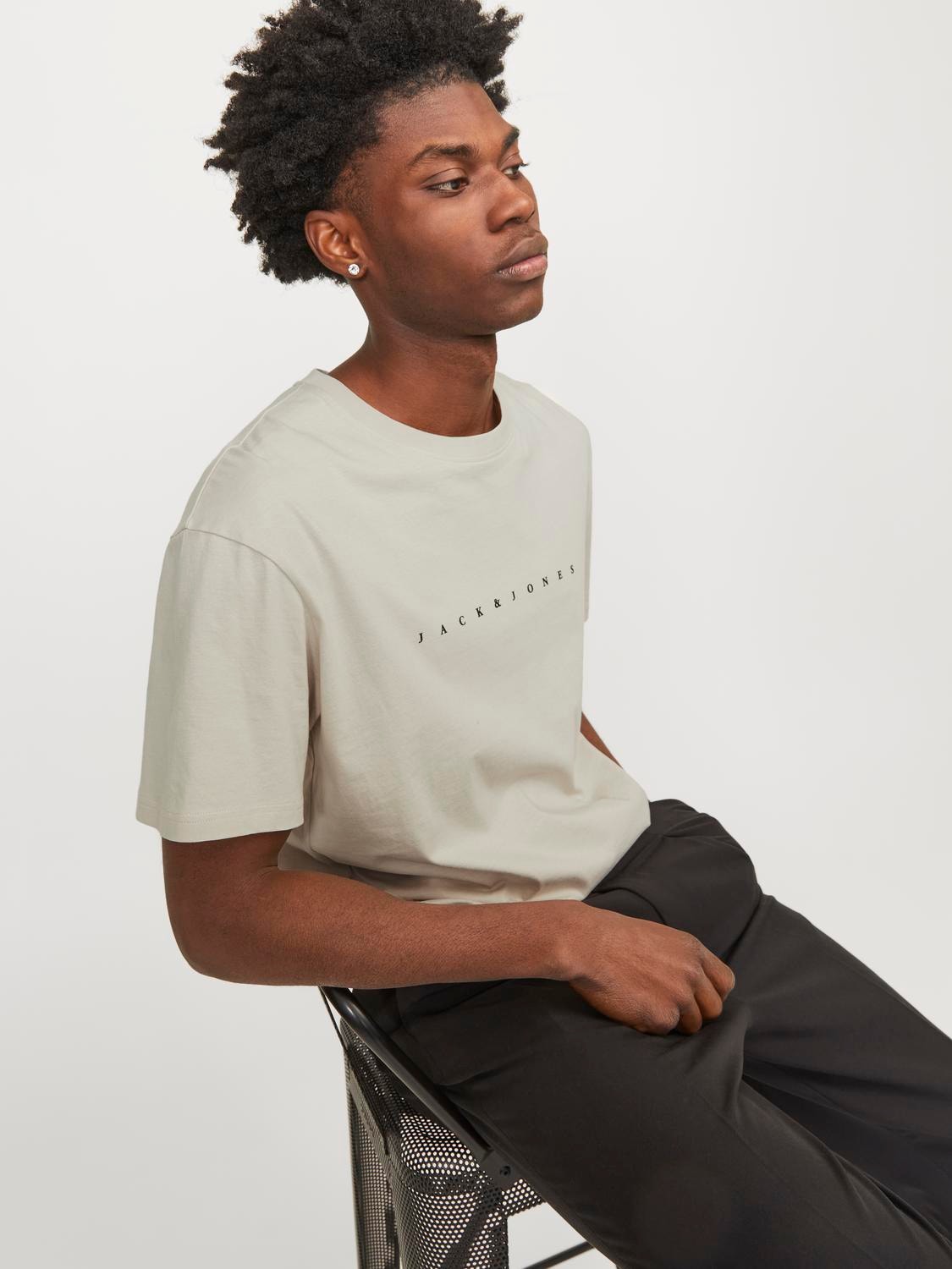 Jack & Jones Rundhalsshirt "JJESTAR mit Pigmentprint und Baumwollgefühl", m günstig online kaufen