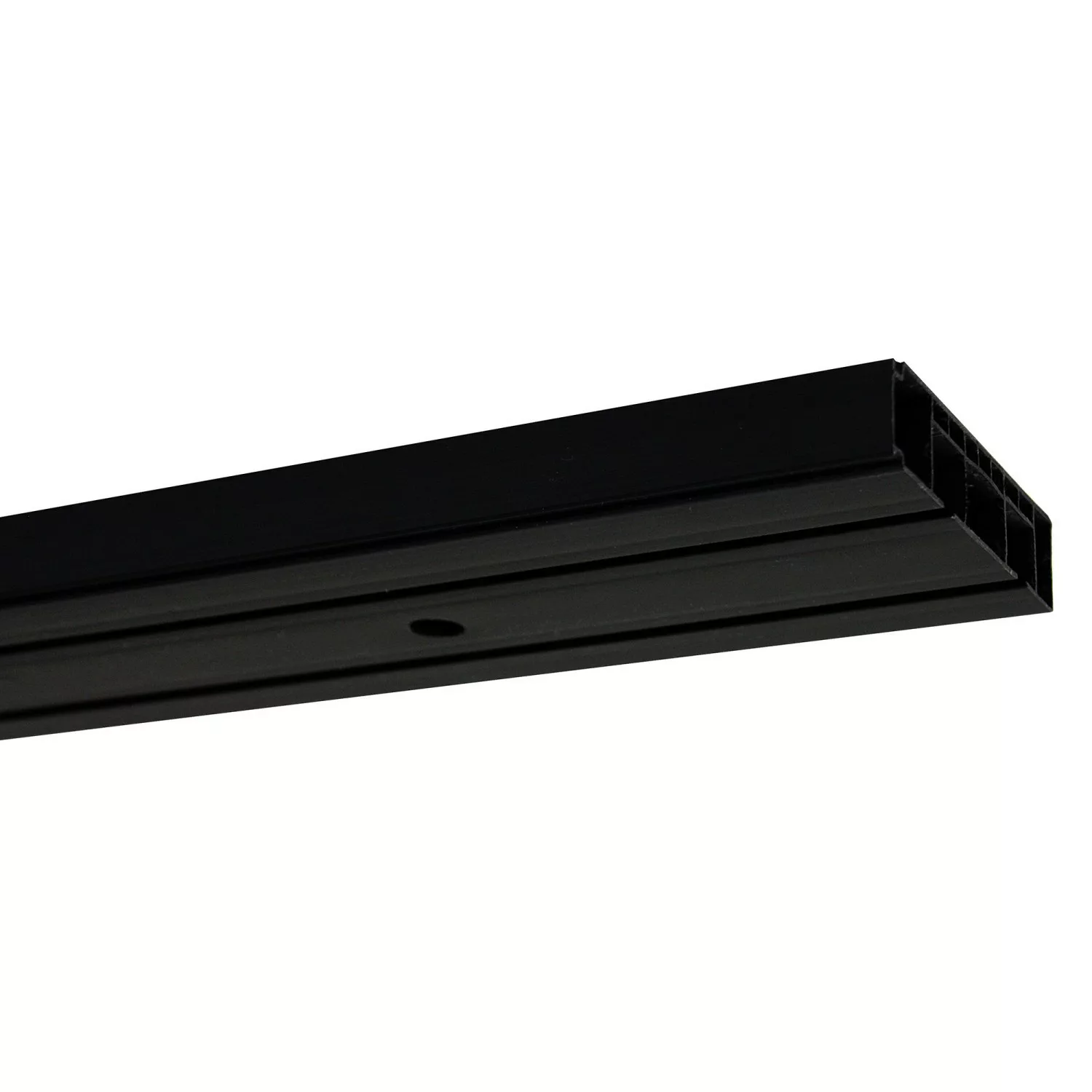 Gardinia Vorhangschienen-Set 2-Lauf Schwarz 150 cm günstig online kaufen