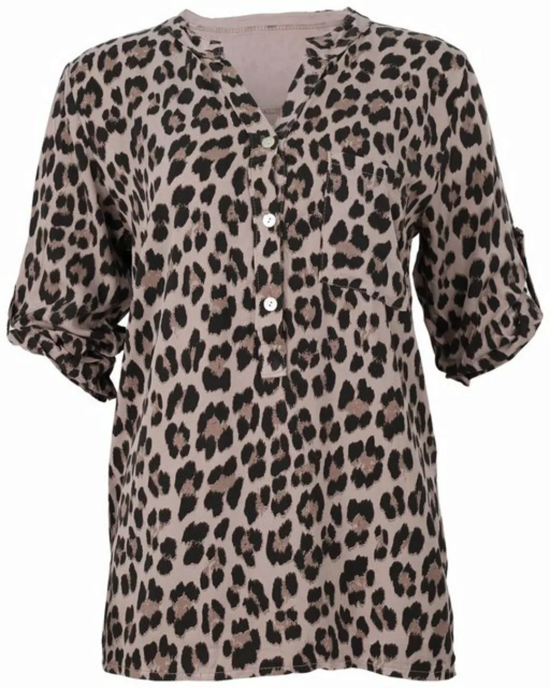 malito more than fashion Schlupfbluse 6702 Animal Print mit 3/4 Armen Einhe günstig online kaufen