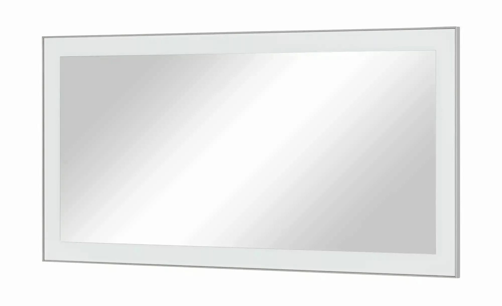 Spiegel 120 x 60 cm Duna ¦ weiß ¦ Glas,Aluminium,Holzwerkstoff ¦ Maße (cm): günstig online kaufen