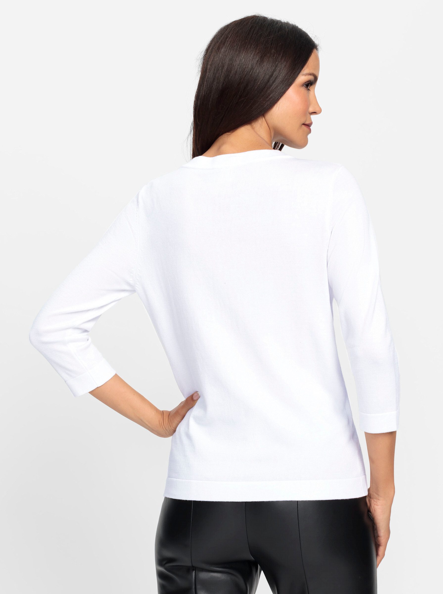 heine Strickpullover 3/4 Arm-Pullover günstig online kaufen