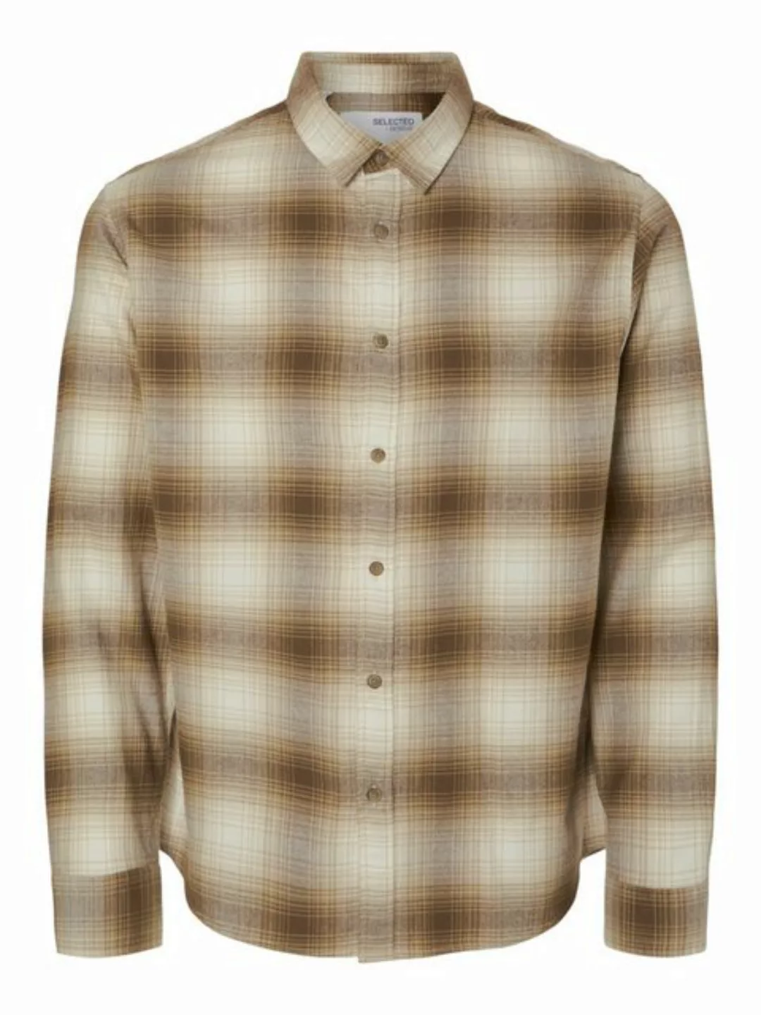 Selected Homme Herren Freizeithemd SLHSLIMOWEN-FLANNEL - Slim Fit günstig online kaufen