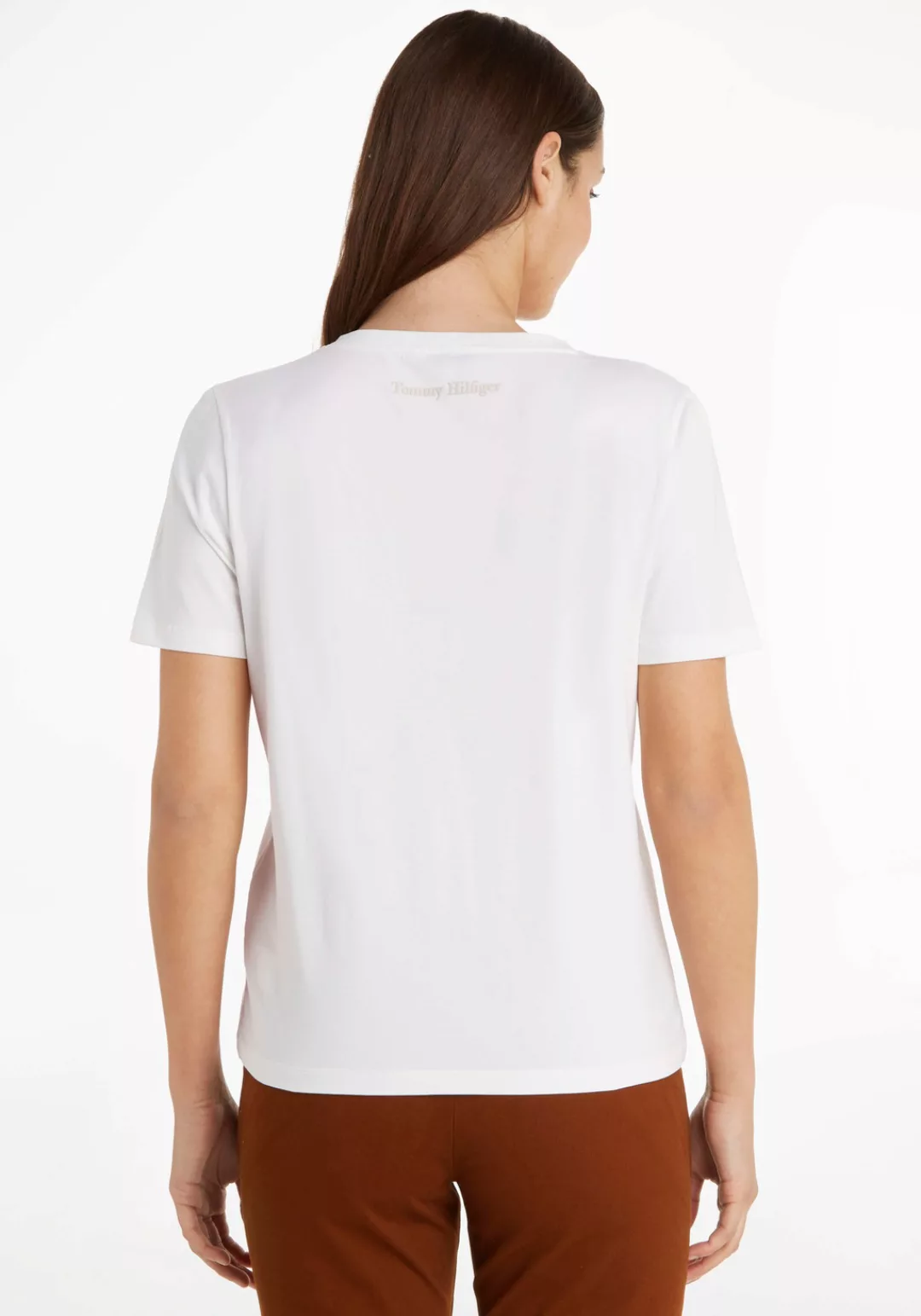 Tommy Hilfiger T-Shirt mit Markenlabel günstig online kaufen