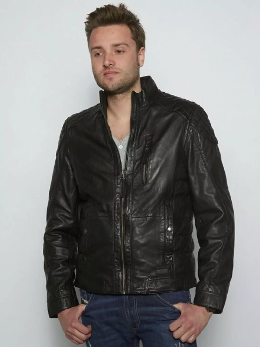 MUSTANG Lederjacke Terence günstig online kaufen