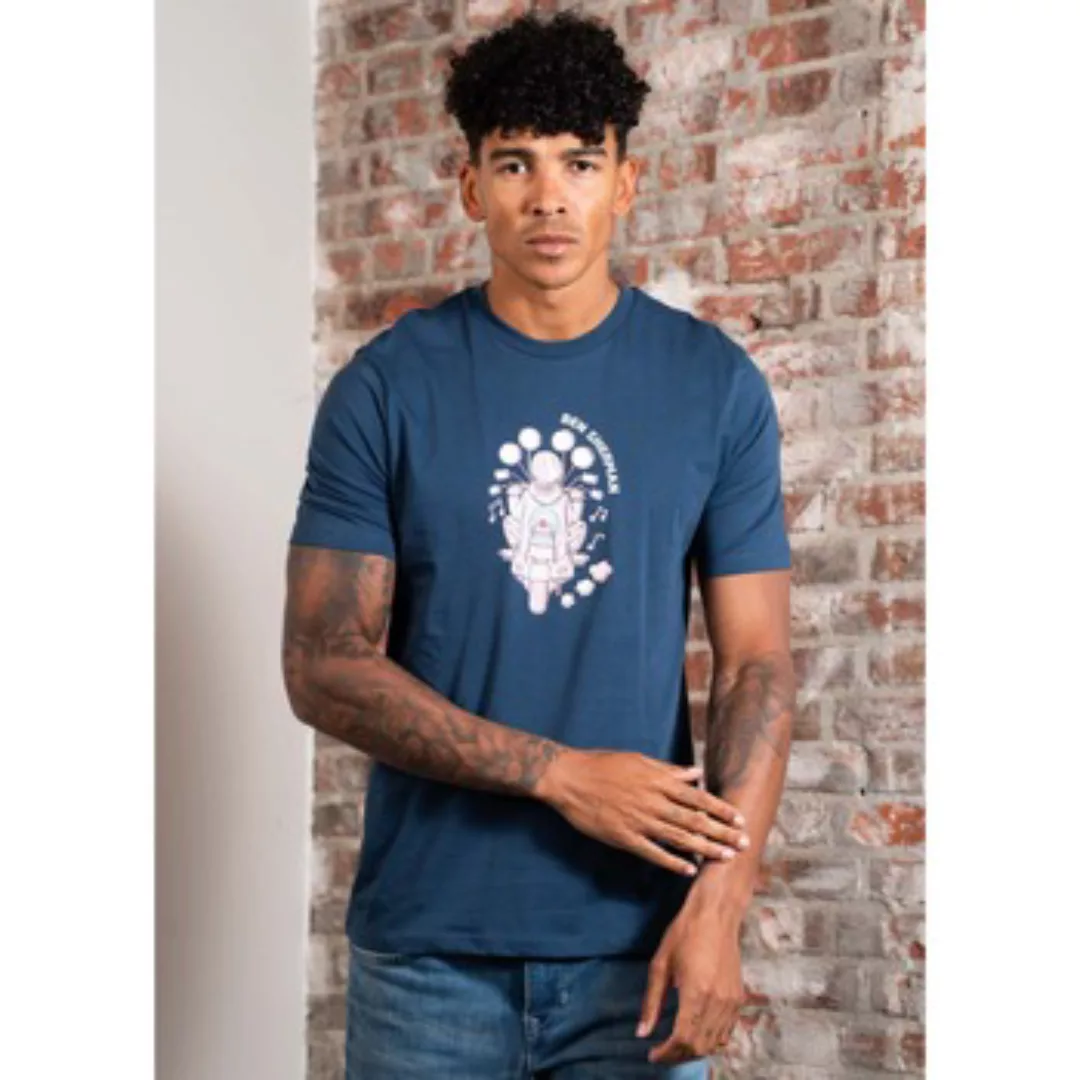Ben Sherman  T-Shirts & Poloshirts Mod Scooter - indigo günstig online kaufen