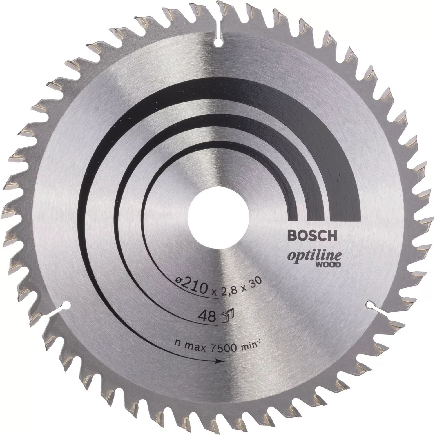 Bosch Kreissägeblatt Optiline Wood Ø 210 mm x 2,8 mm x 30 mm Zähne 48 günstig online kaufen