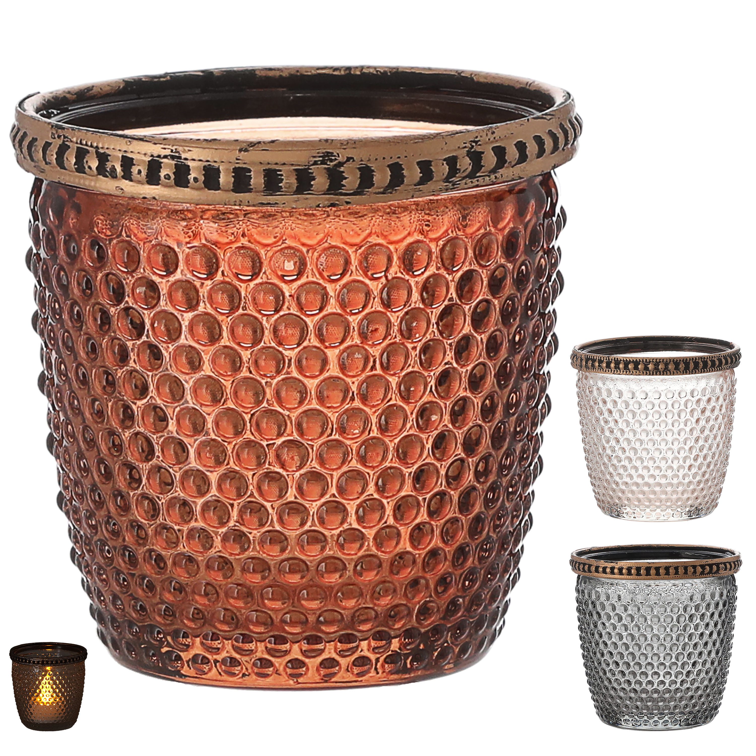 CEPEWA Windlicht Windlicht 3er Set Glas günstig online kaufen