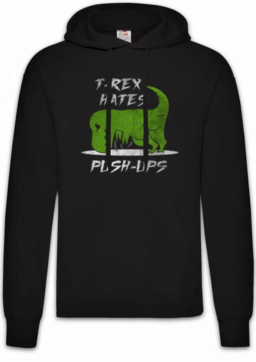 Urban Backwoods Hoodie T-Rex Hates Push-Up Herren Hoodie Tyrannosaurus Rex günstig online kaufen