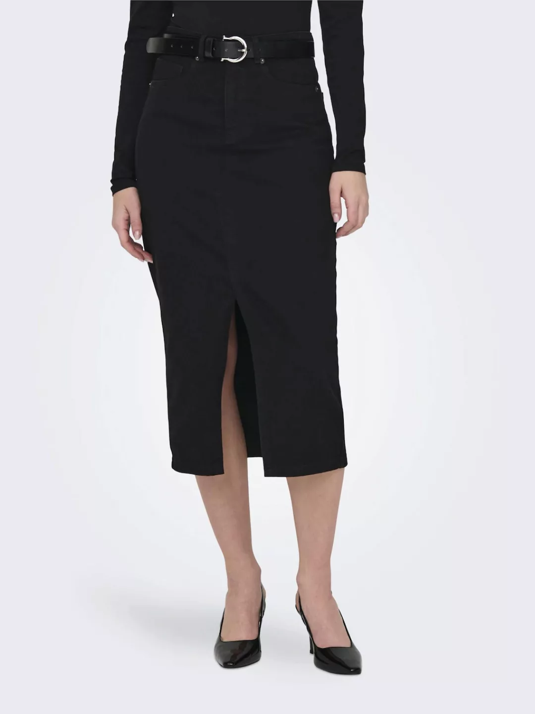 ONLY Jeansrock "ONLSIRI FRONT SLIT SKIRT DNM GUA NOOS" günstig online kaufen