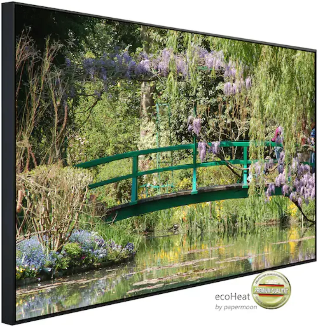 Papermoon Infrarotheizung »Giverney Monets Garten.«, sehr angenehme Strahlu günstig online kaufen