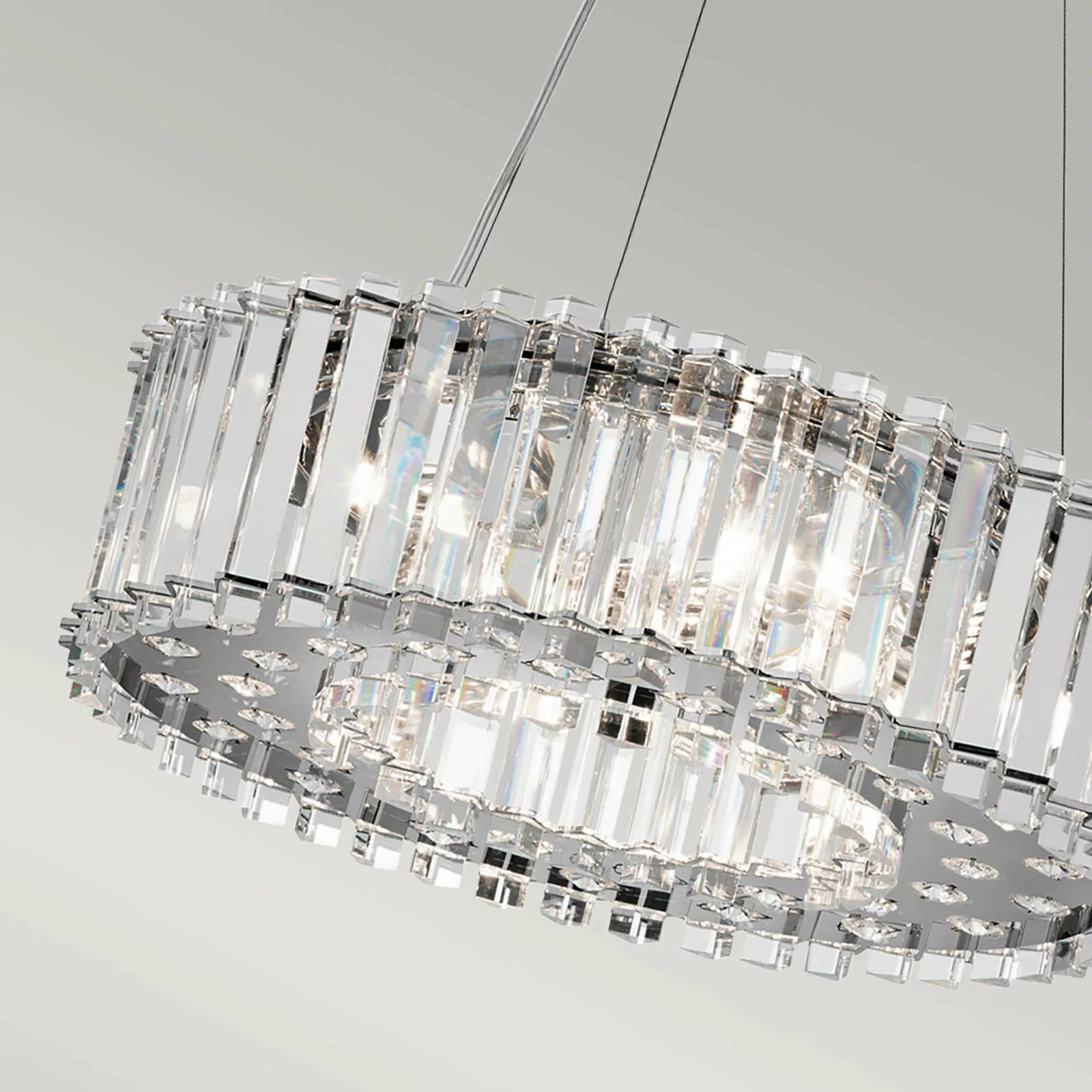 LED-Hängeleuchte Crystal Skye Ø 43,8 cm günstig online kaufen