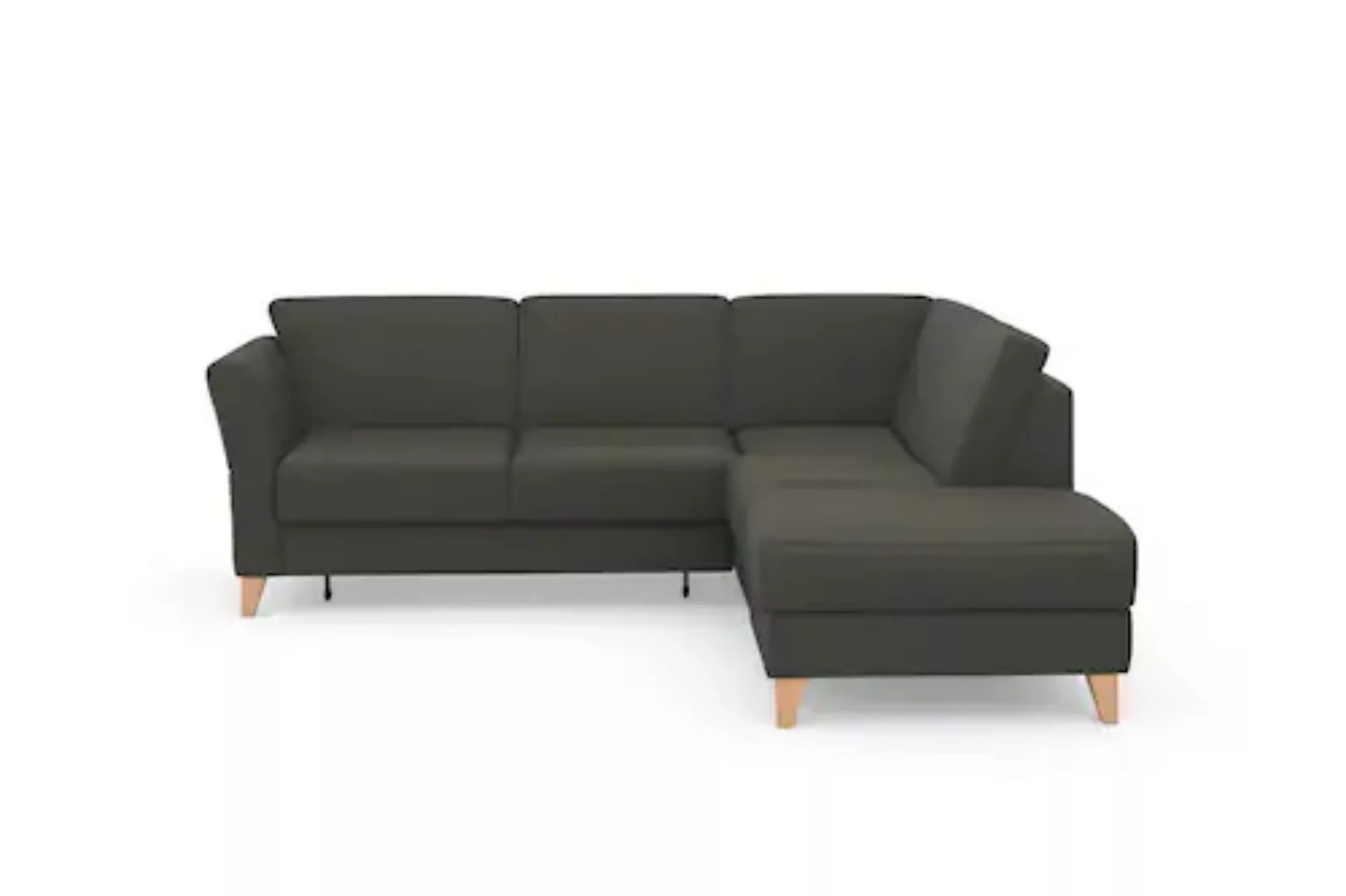sit&more Ecksofa »Visby L-Form«, Wahlweise mit Bettfunktion und Stauraum, f günstig online kaufen
