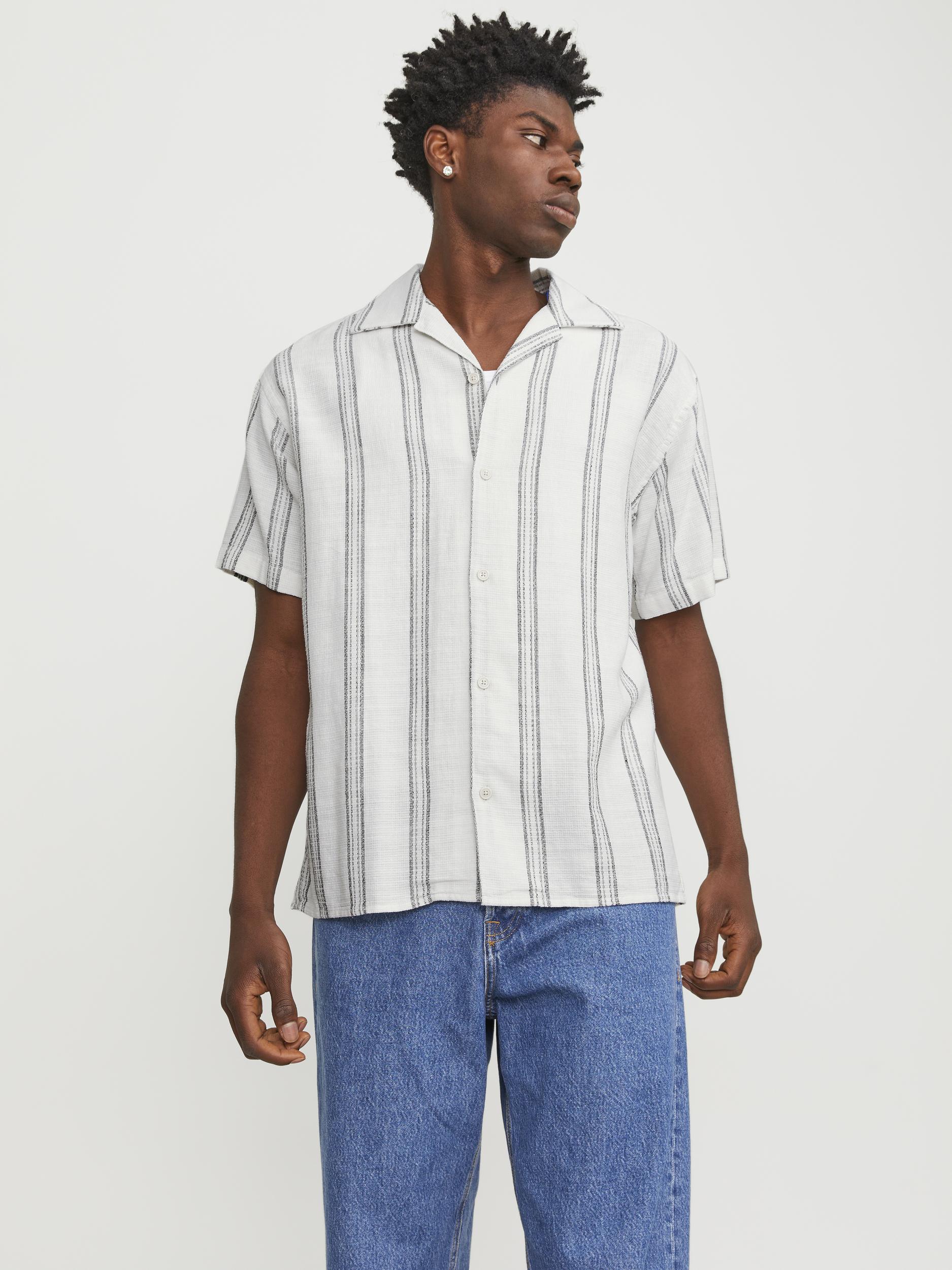 Jack & Jones Kurzarmhemd JORCABANA STRIPE SHIRT SS SN günstig online kaufen