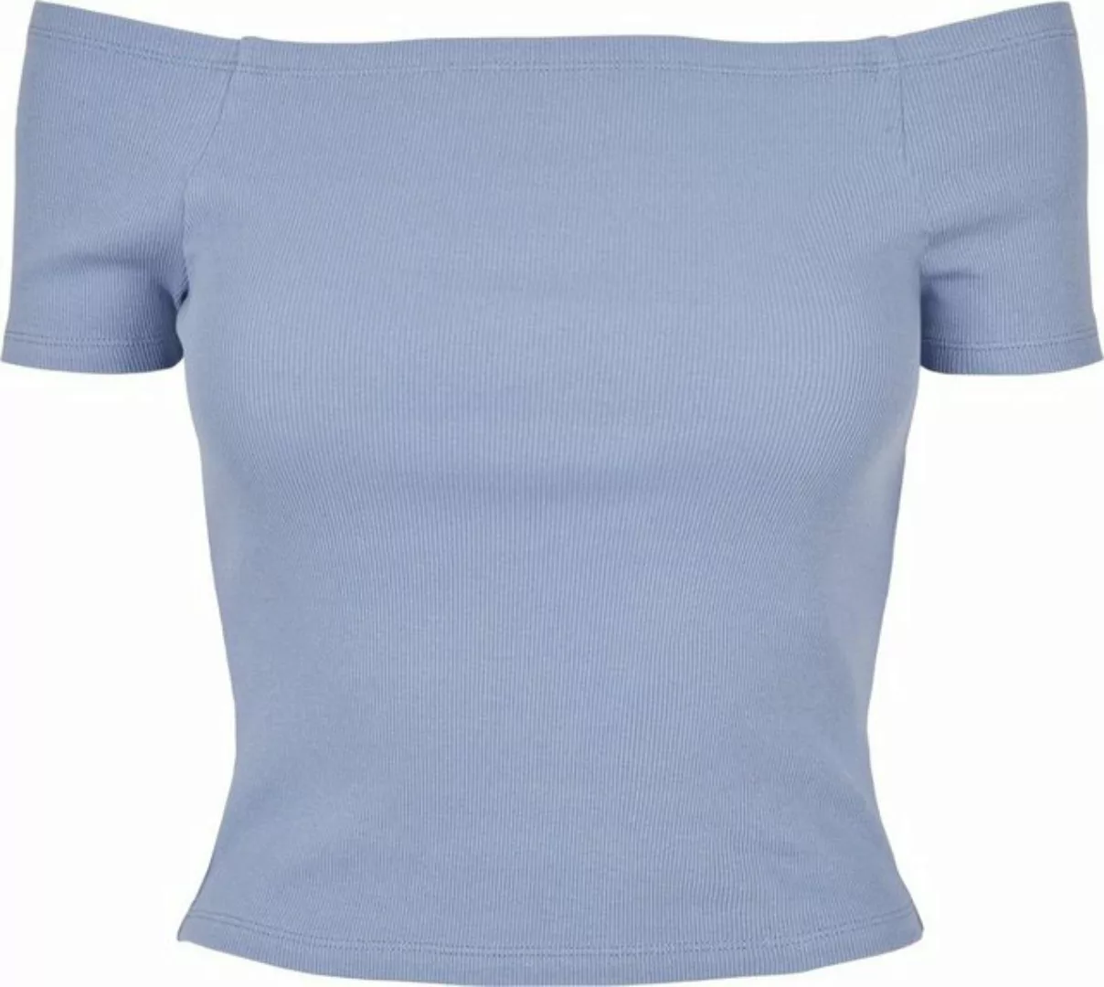 URBAN CLASSICS T-Shirt Urban Classics Damen Ladies Off Shoulder Rib Tee günstig online kaufen