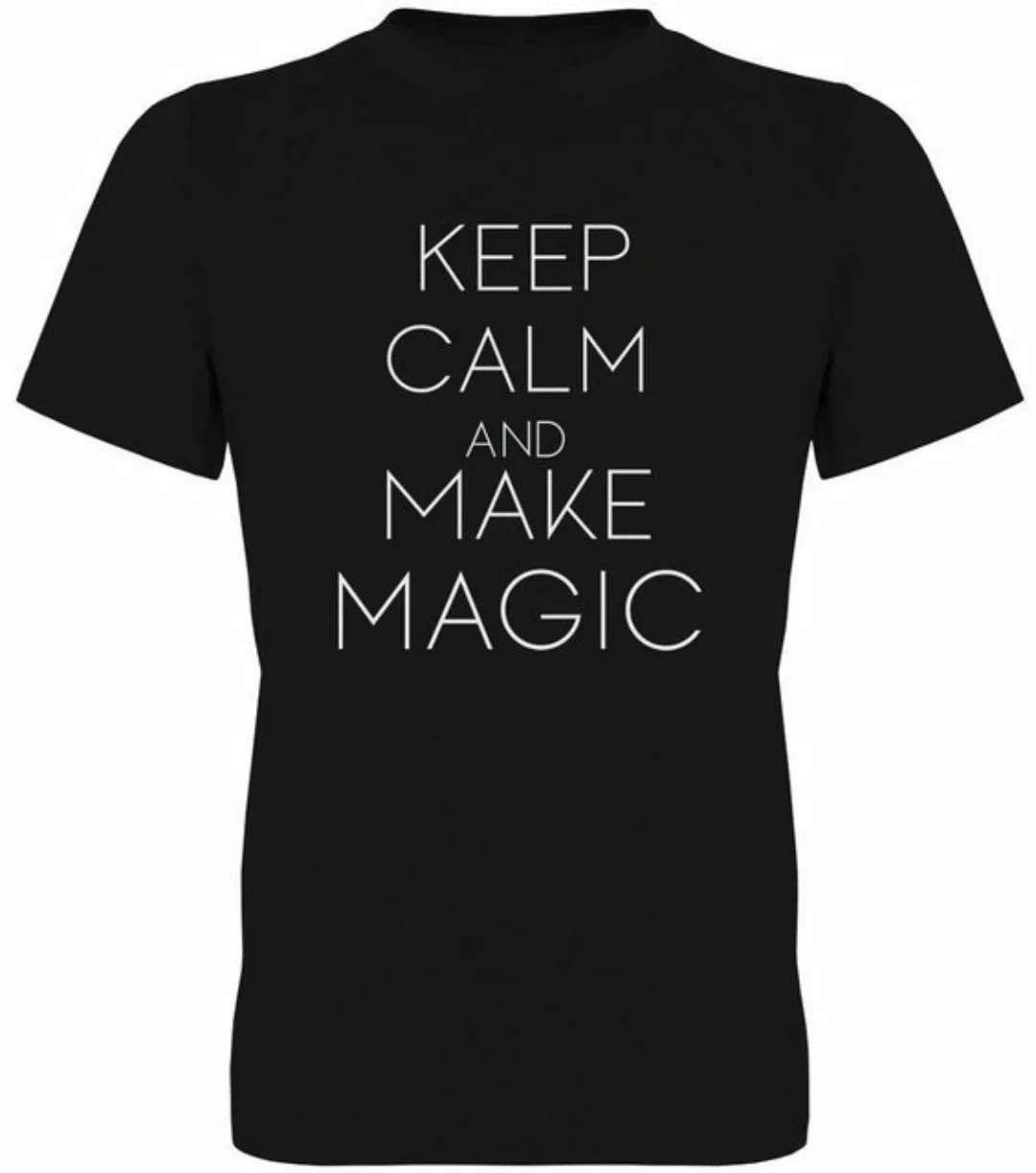 G-graphics T-Shirt Keep calm and make magic Herren T-Shirt, mit Frontprint, günstig online kaufen