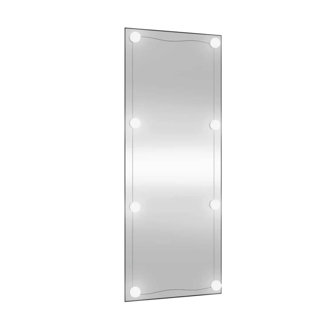 Vidaxl Wandspiegel Mit Led-leuchten 40x100 Cm Glas Rechteckig günstig online kaufen