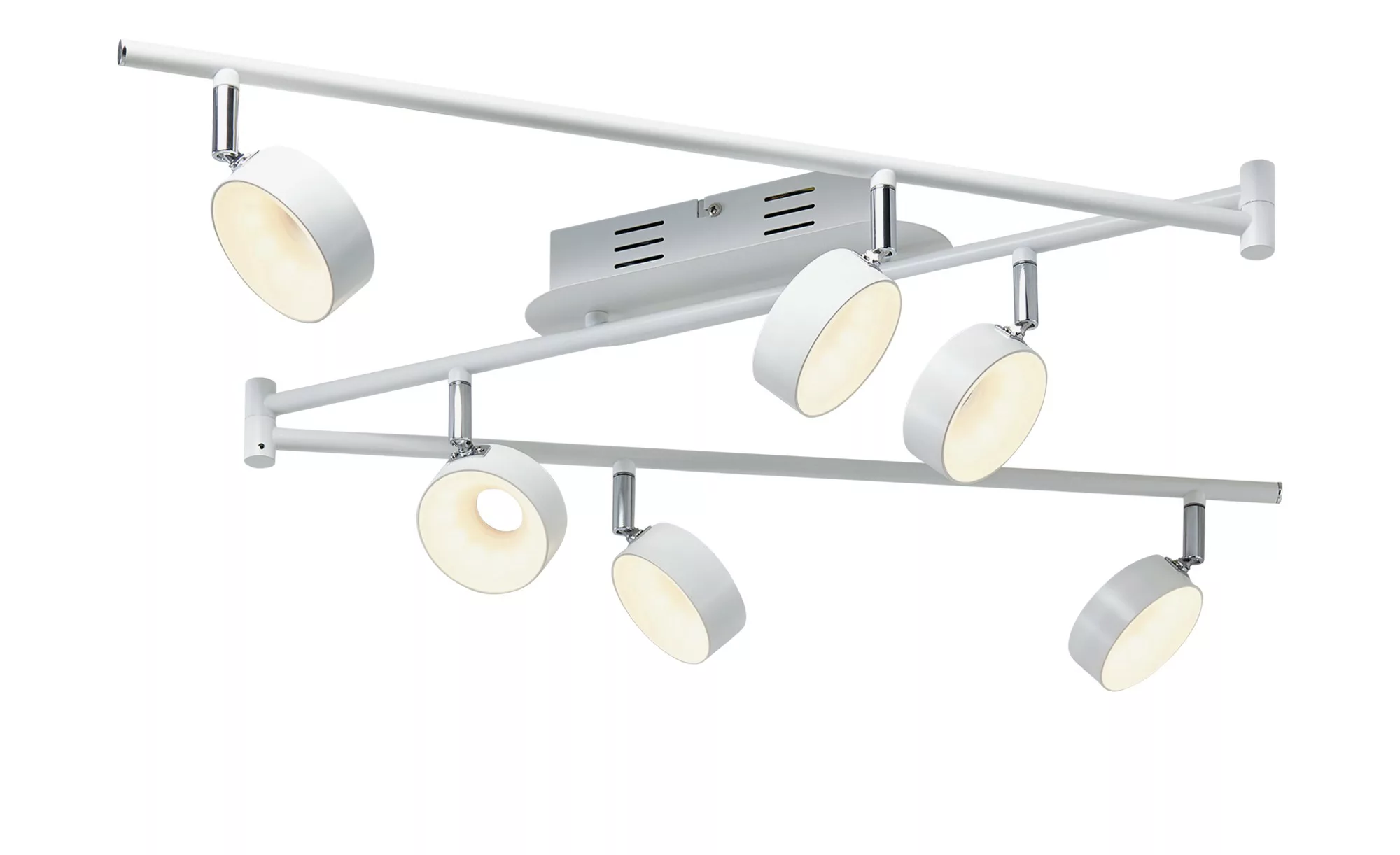 KHG LED-Spot, 6-flammig weiß ¦ weiß ¦ Maße (cm): B: 180,5 H: 21 T: 8 Lampen günstig online kaufen