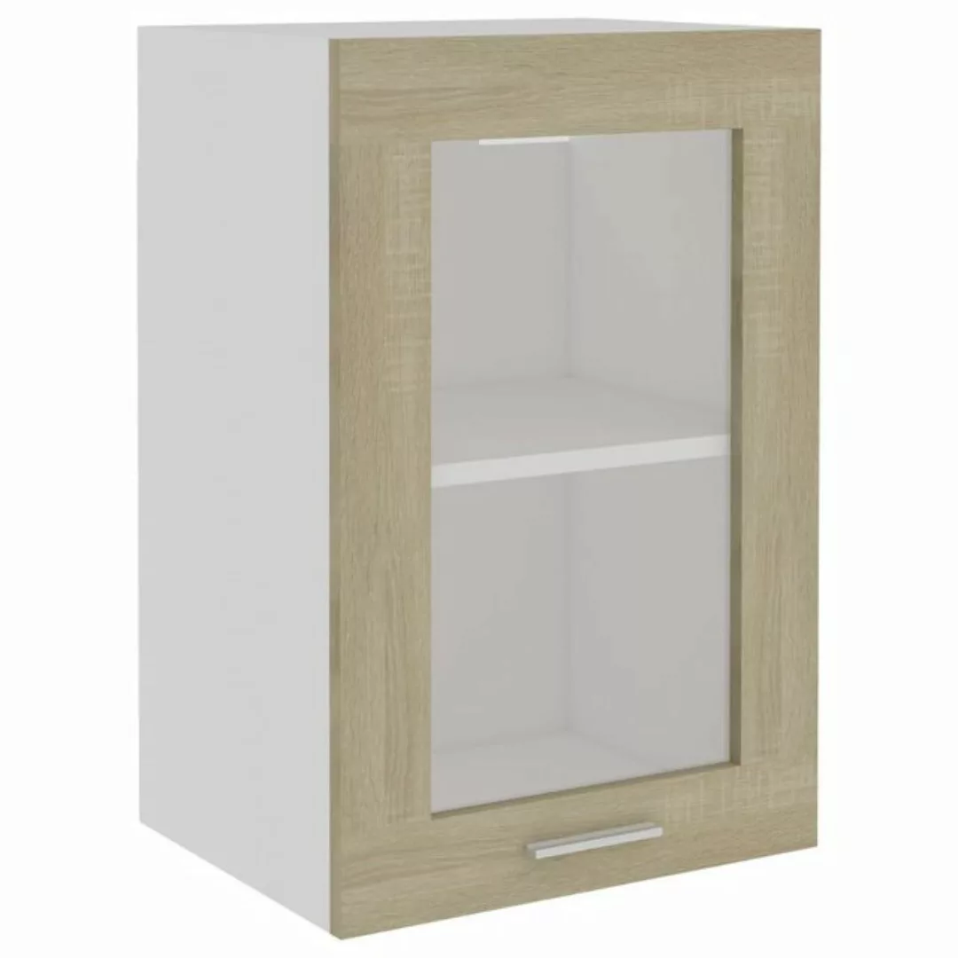 vidaXL Hängeschrank Hängeglasschrank Sonoma Eiche 40x31x60 cm Spanplatte günstig online kaufen