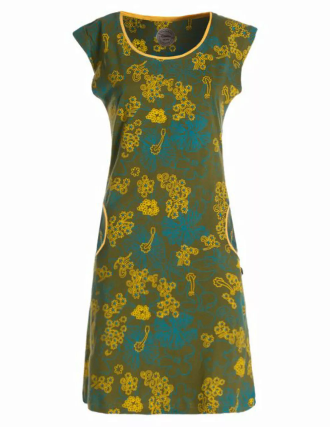 Vishes Tunikakleid Kurzarm Damen Sommer-Kleid Longshirt-Kleid Tunika-Kleid günstig online kaufen