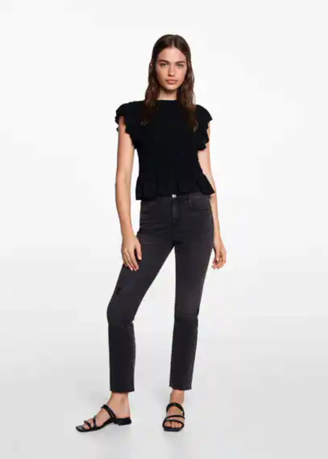 Slim Jeans in Cropped-Länge günstig online kaufen