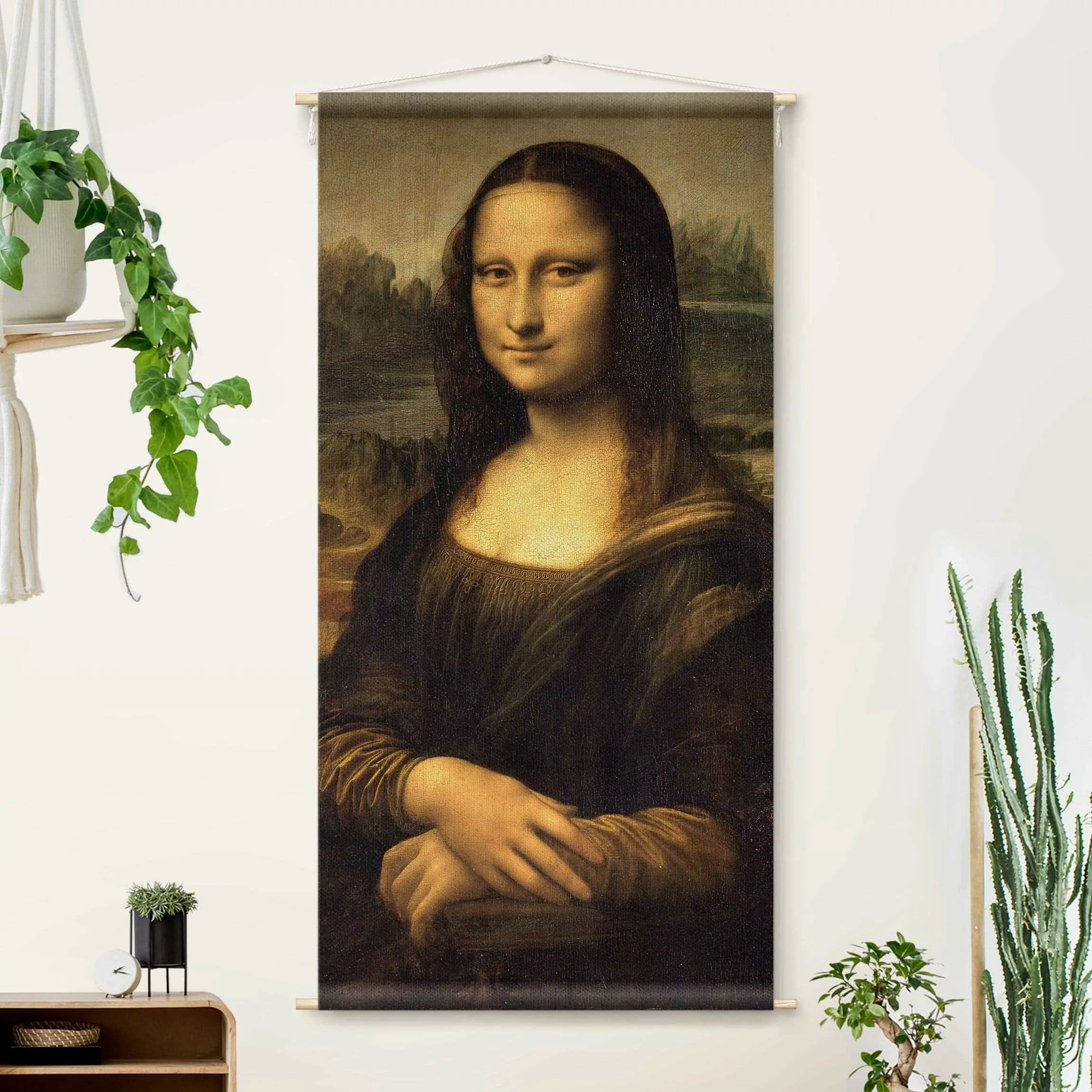 Wandteppich Leonardo da Vinci - Mona Lisa günstig online kaufen