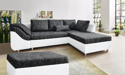 COLLECTION AB Ecksofa "Sally L-Form", mit und ohne Bettfunktion, inklusive günstig online kaufen