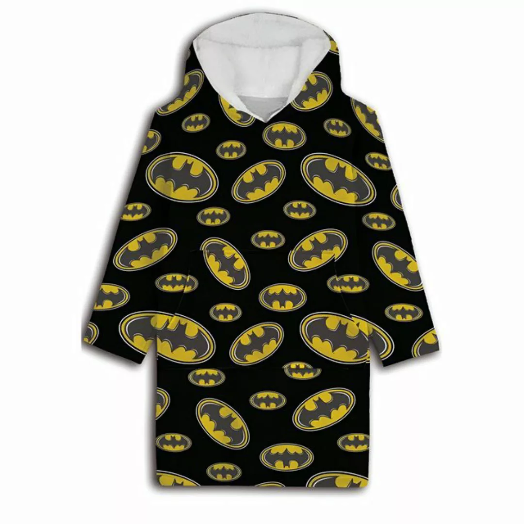 DC Comics Sweatponcho Batman Herren Kuschelponcho mit Ärmeln Kapuze Tasche günstig online kaufen