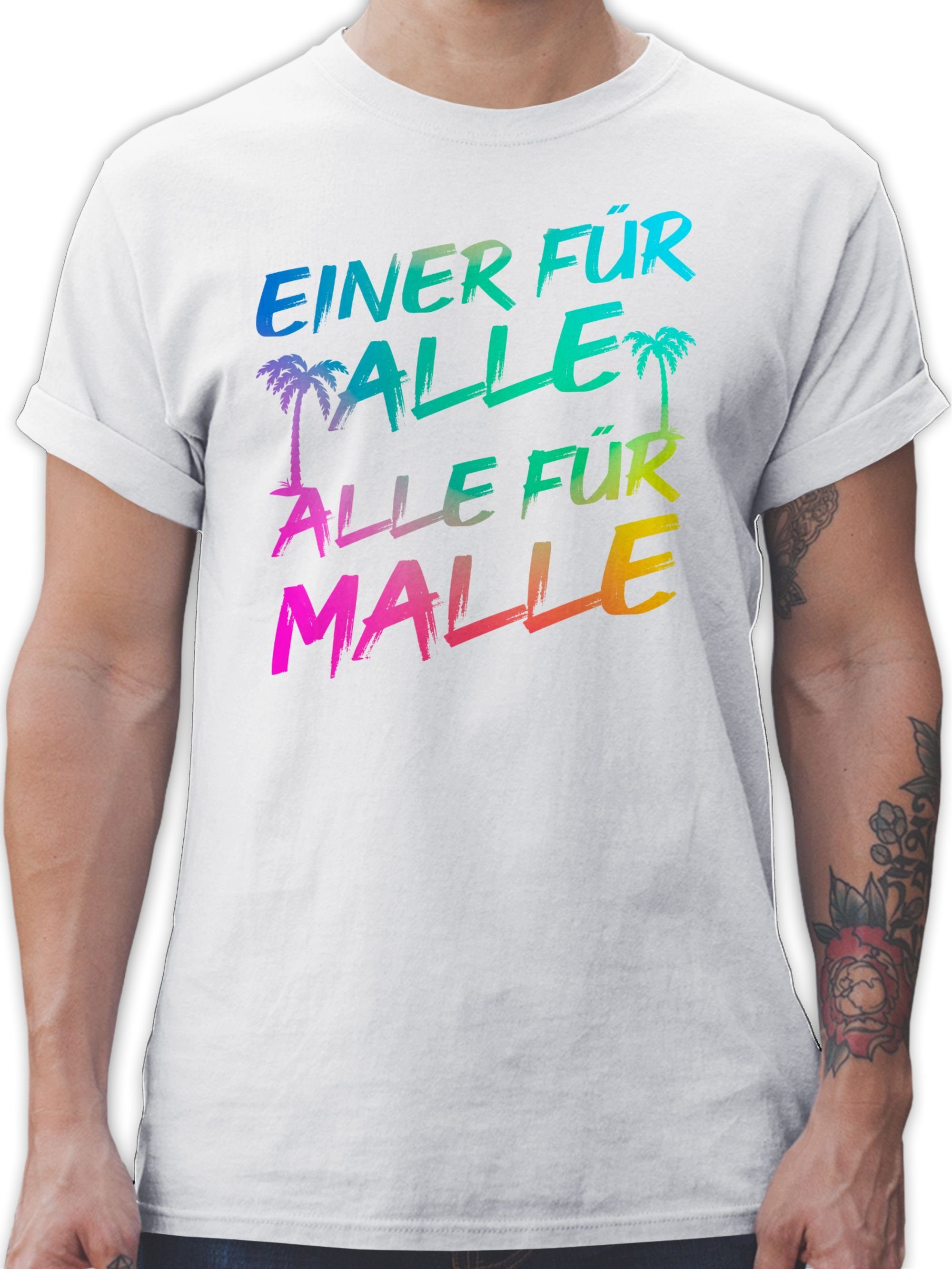 Shirtracer T-Shirt Einer für alle Alle günstig online kaufen