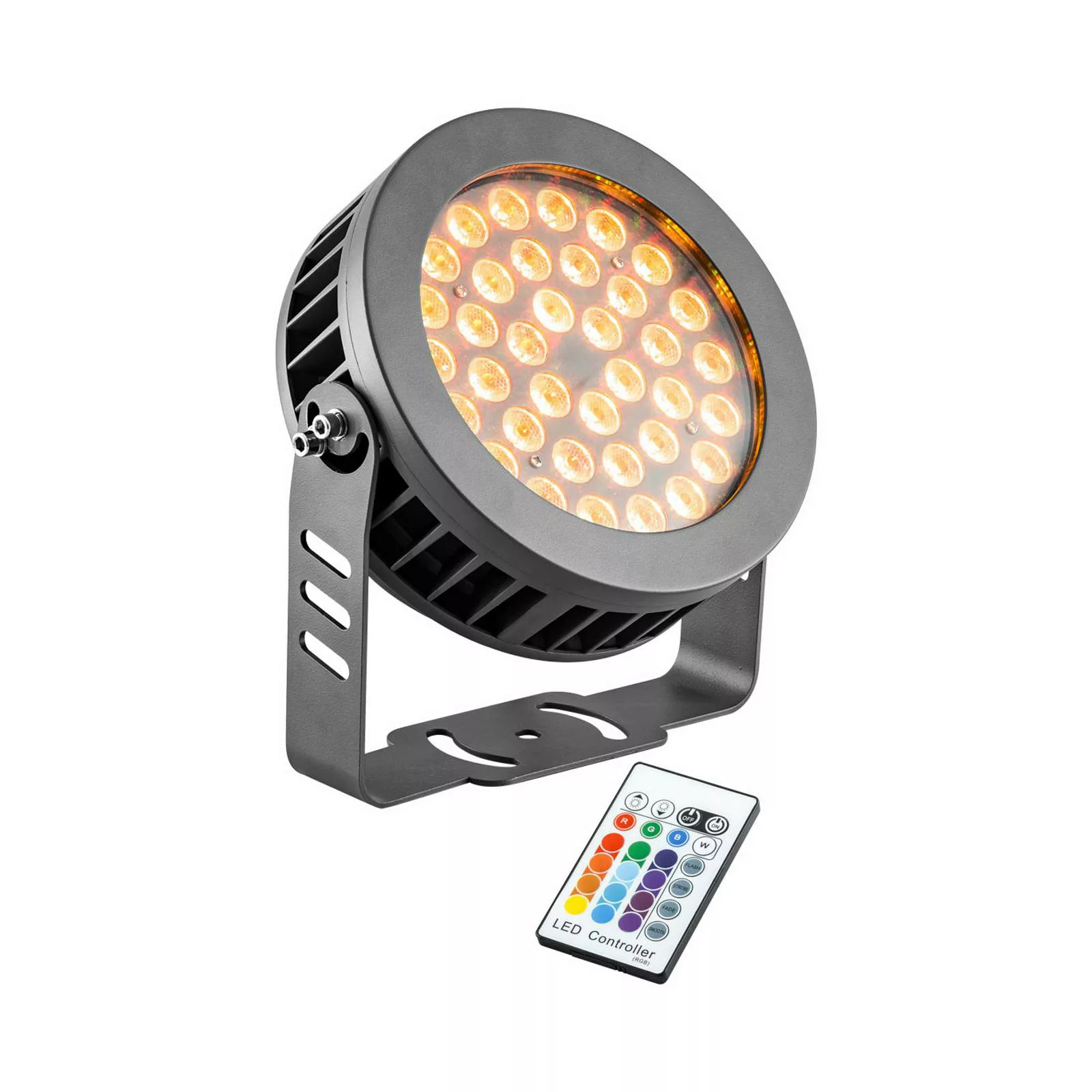 EVN Lichttechnik LED-Fluter RGB 0,5 Zuleit. anthr. LF65361599 günstig online kaufen
