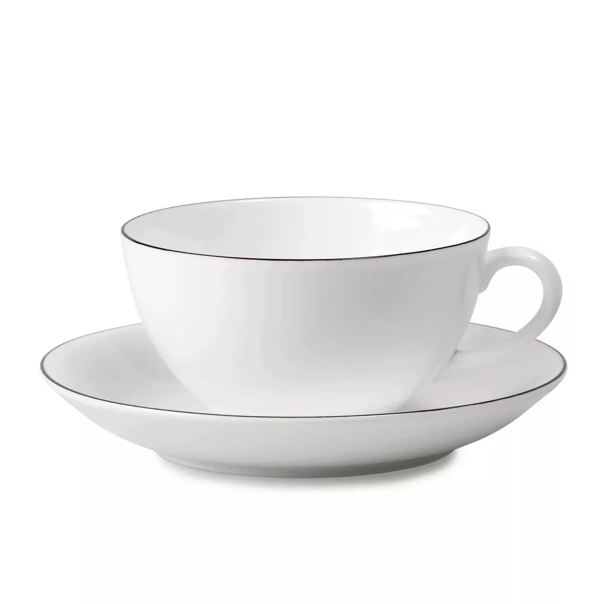 Natur Tee-Set Rund Teetasse + Untersetzer günstig online kaufen