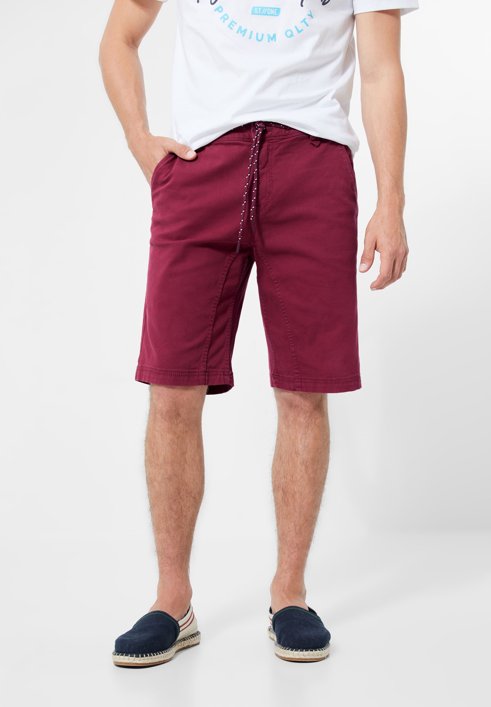 STREET ONE MEN Shorts, mit Tunnelzugband günstig online kaufen