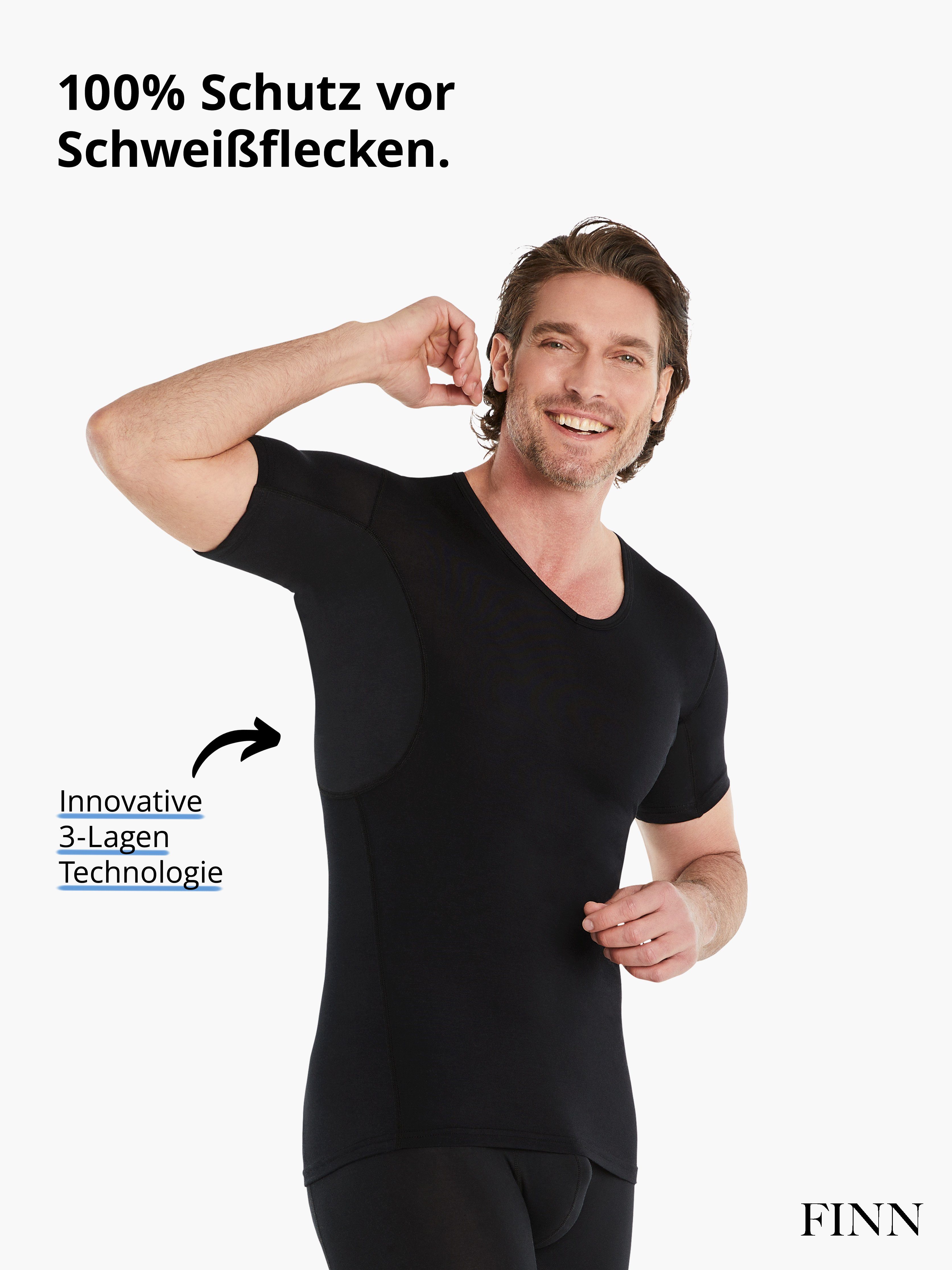 FINN Design Unterhemd Anti-Schweiß Shirt Herren günstig online kaufen