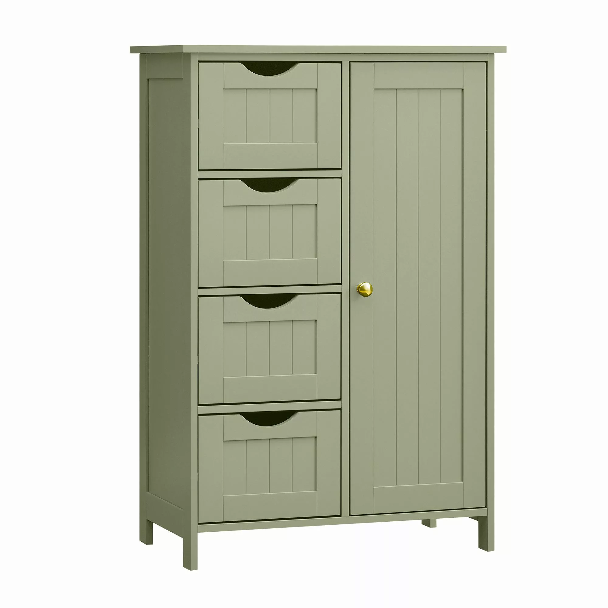 VASAGLE Badmöbel-Set Badezimmerschrank Badschrank Beistellschrank, mit günstig online kaufen