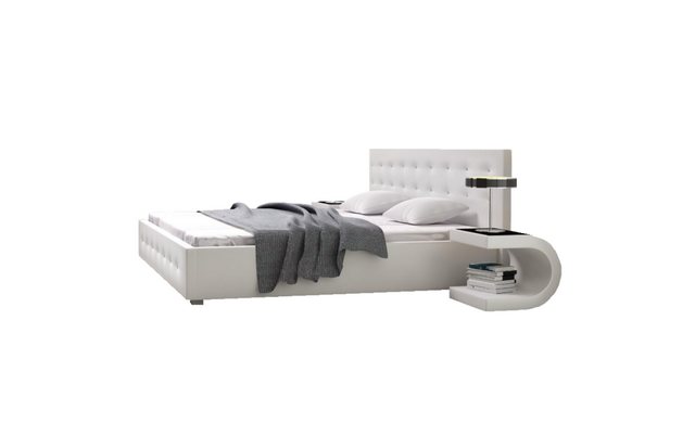 Xlmoebel Bett Schlafzimmer Bett Weiß Modern Design Luxus (1-tlg., Bett), He günstig online kaufen