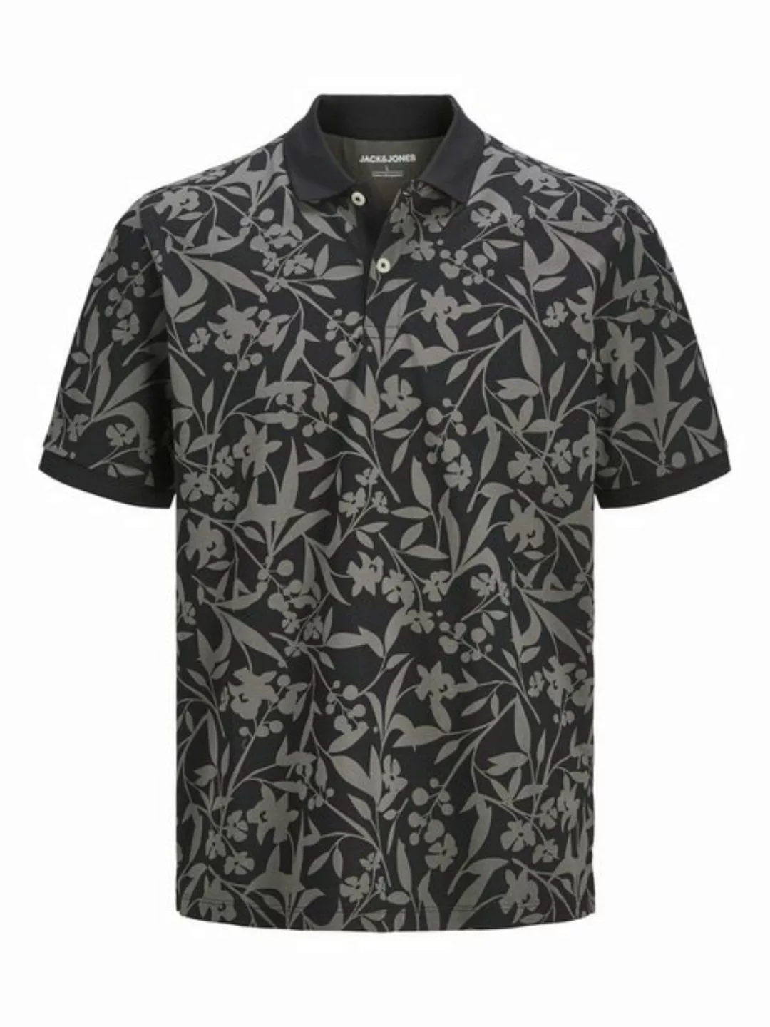 Jack & Jones Poloshirt JJJEFF MONOCHROME AOP POLO SS günstig online kaufen