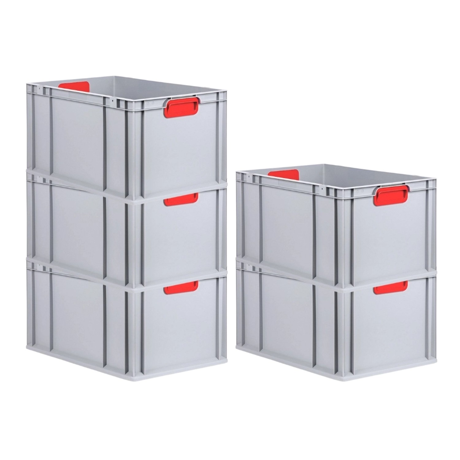 PROREGAL Spar Set 5x Eurobox Nextgen Color HxBxT 32 x 40 x 60 cm 65 Liter G günstig online kaufen