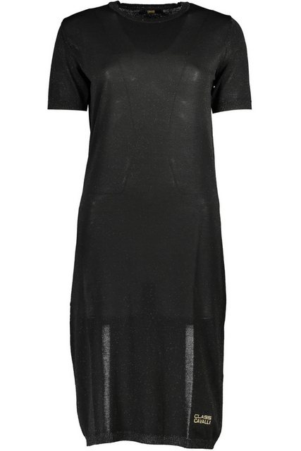 Cavalli Class Partykleid Elegantes Schwarzes Damenkleid mit Stickerei und R günstig online kaufen