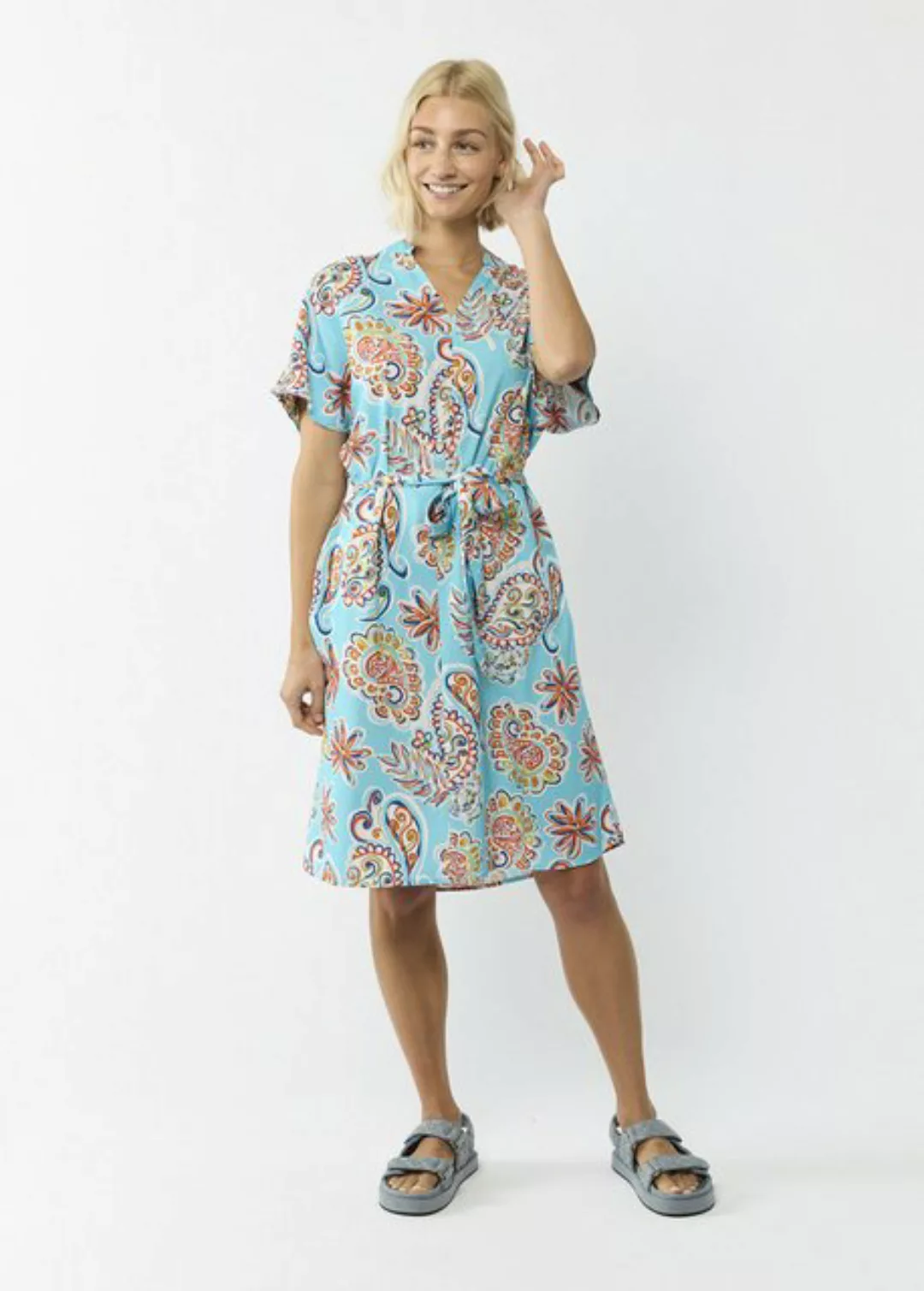 Codello Jerseykleid mit Paisley-Muster günstig online kaufen